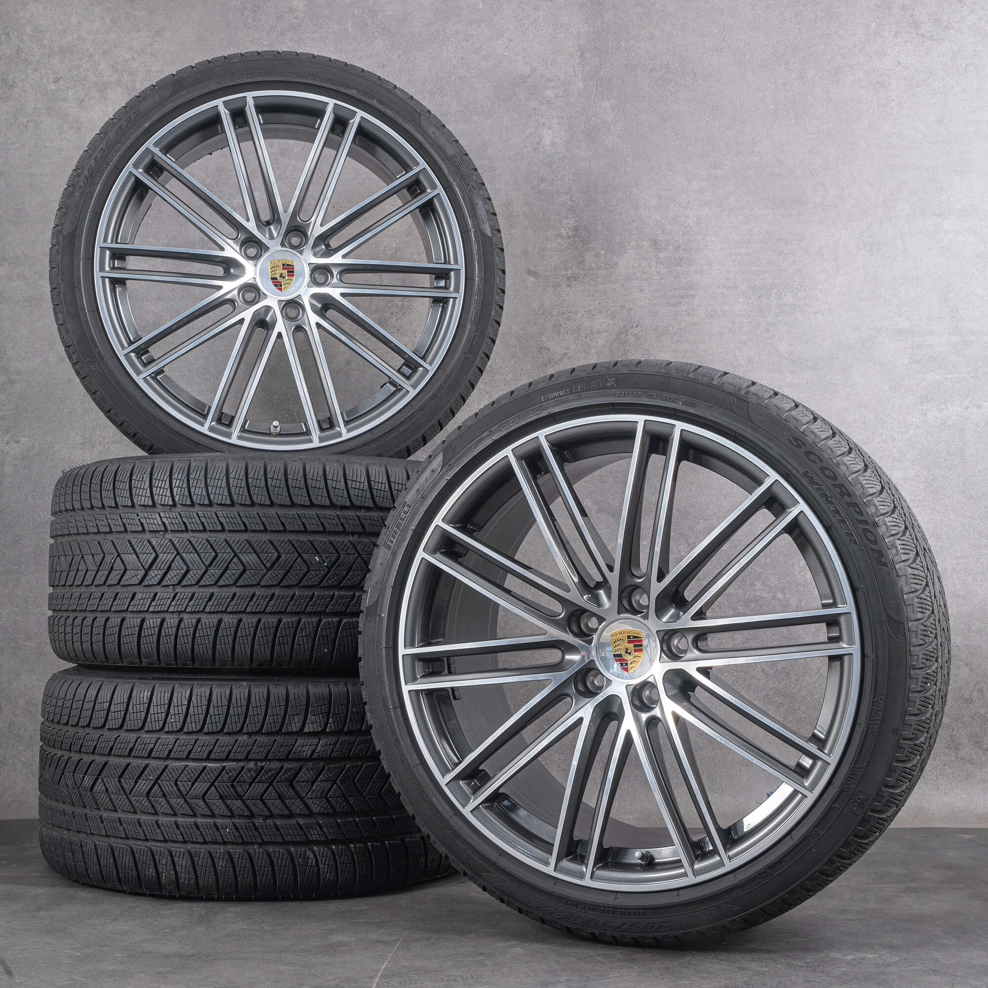 Pneumatici invernali originali Porsche 22 pollici Cayenne 9Y3 Turbo IV Coup OC6