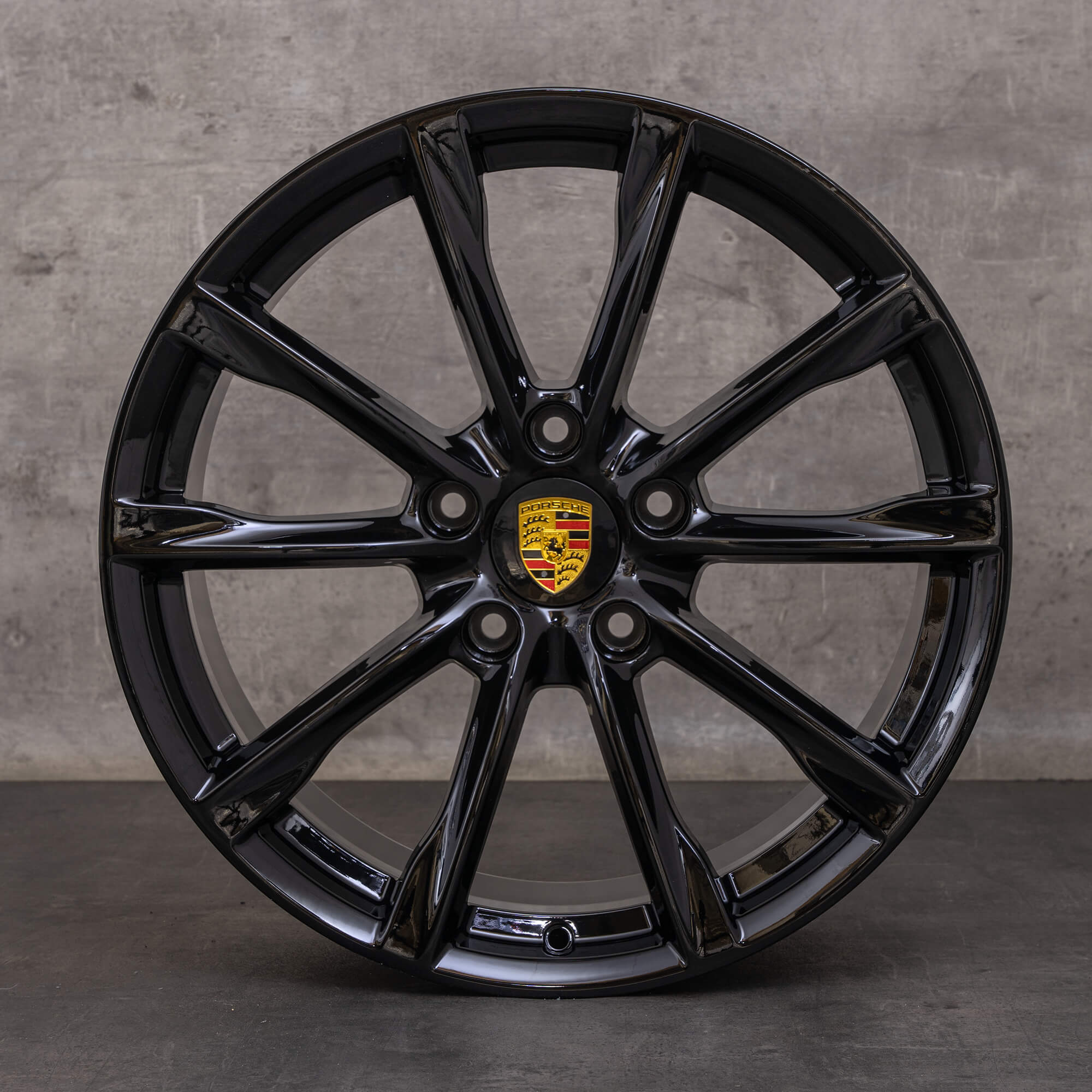 Originele Porsche Boxster Cayman velgen 19 inch 982 982601025 982601025A zwart glanzend