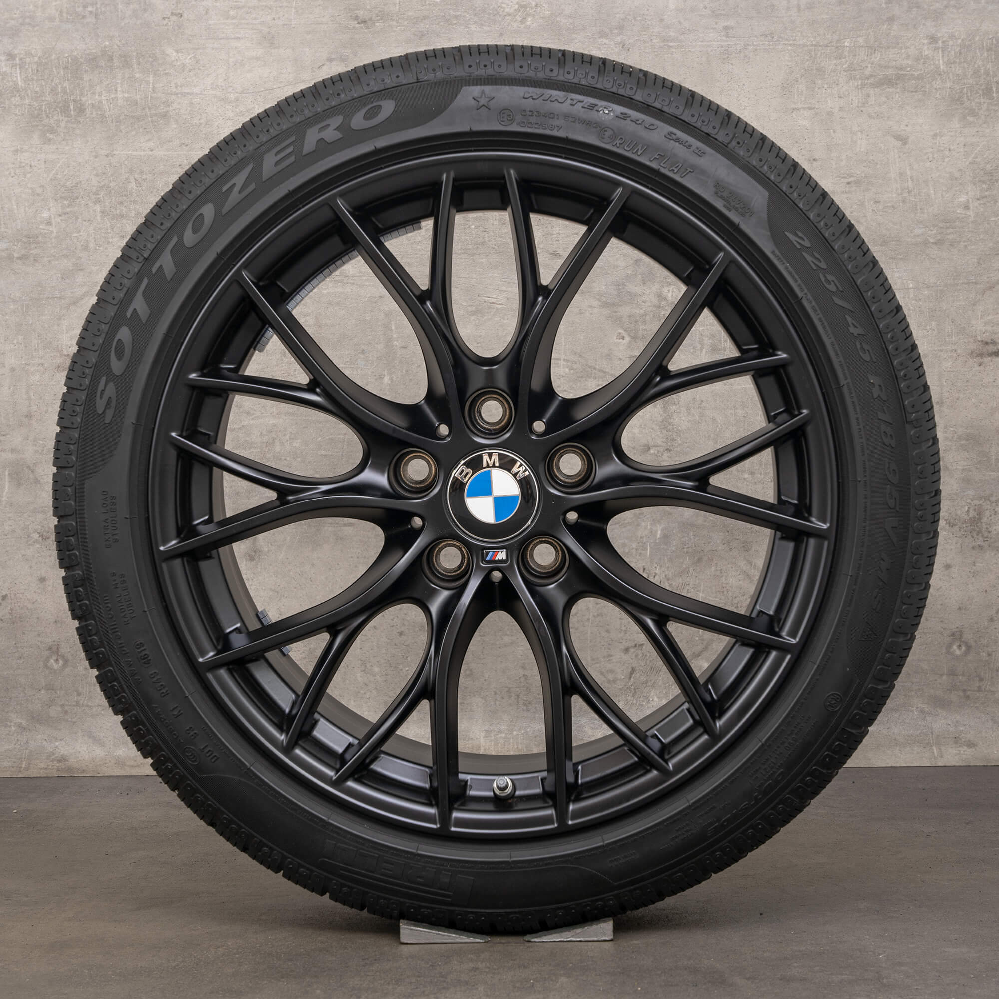 BMW 3er F30 F31 4er F32 F33 Winterreifen 18 Zoll Felgen Styling 405 M 6865157
