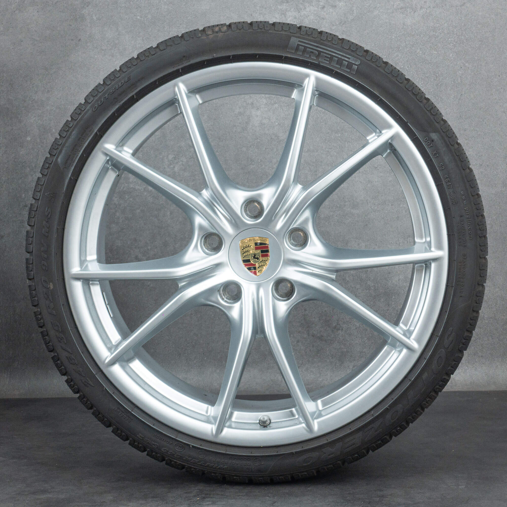 Original Porsche 20 pouces 991 II jantes pneus hiver C2 T Carrera S Winterrder