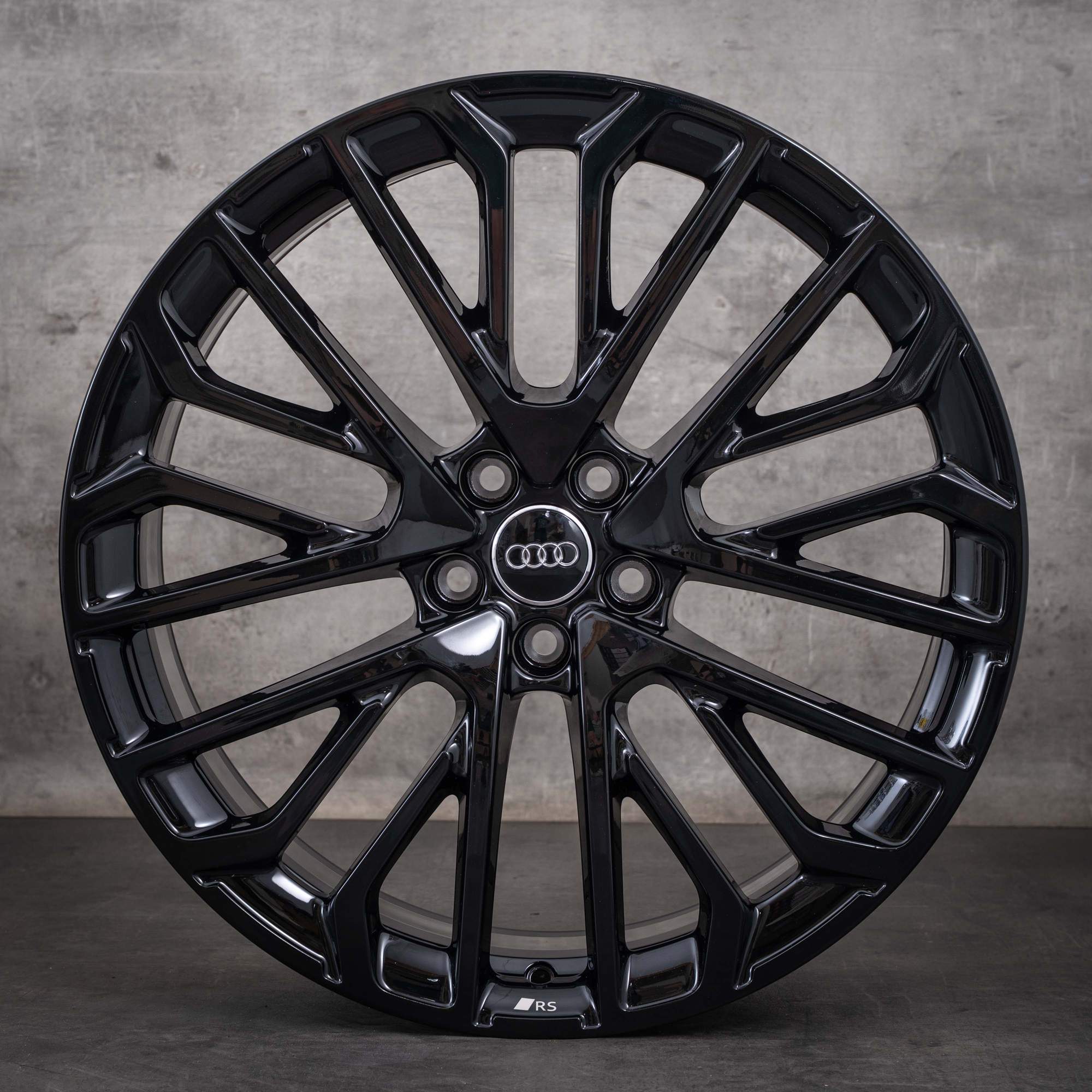Original Audi Q5 SQ5 Felgen 21 Zoll FY GU Sportback 8MA601025L schwarz glanz