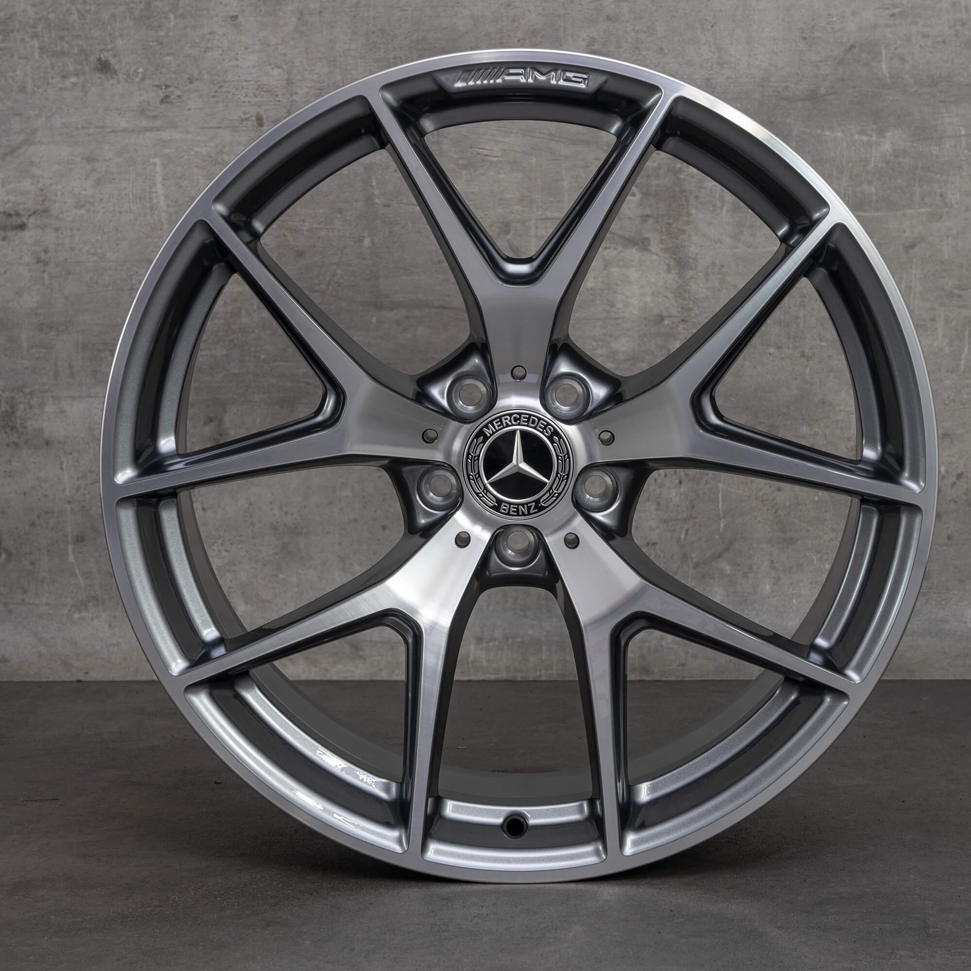 Originální alu kola Mercedes Benz GLC & 43 AMG 20" X253 C253 A2534015500 A2534015600 titanově šedá vysoce lesklá NOVÁ