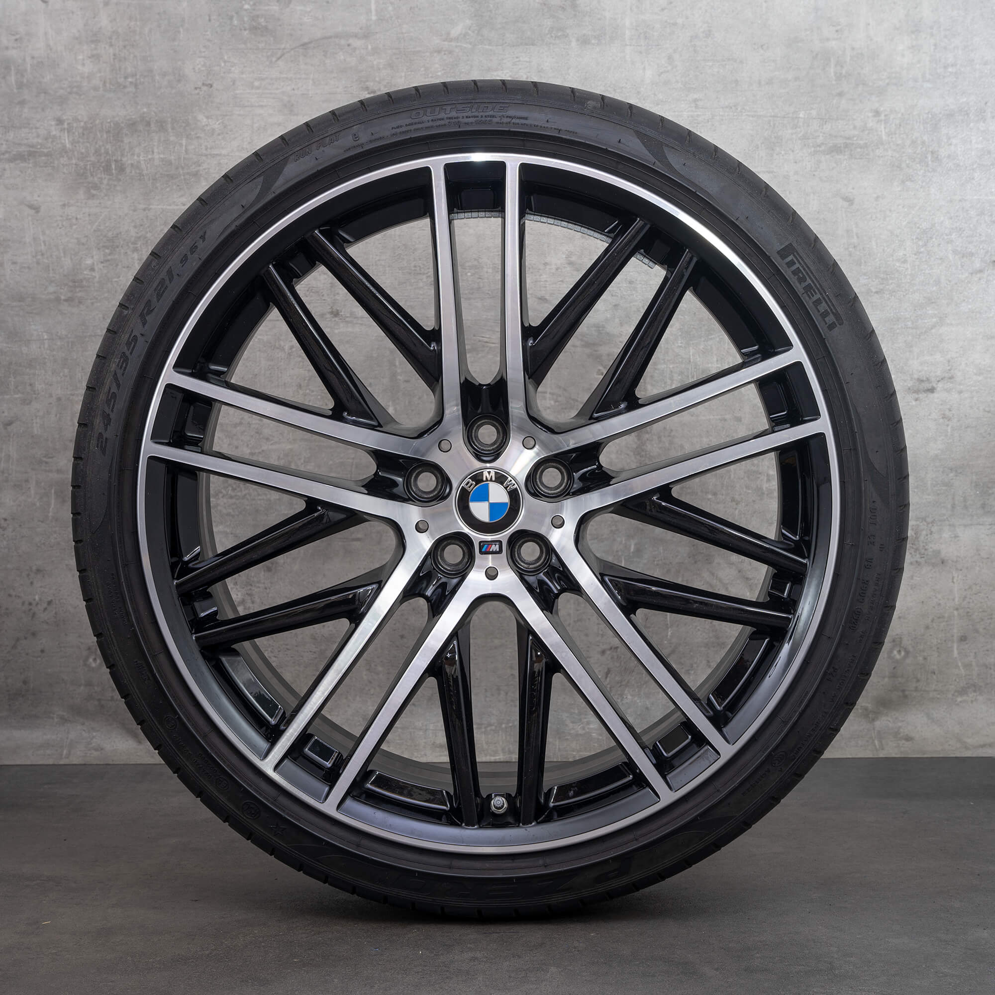 Jante BMW 21 inch seria 7 G11 G12 6 GT G32 M650 roți de vară 6893542 6893542