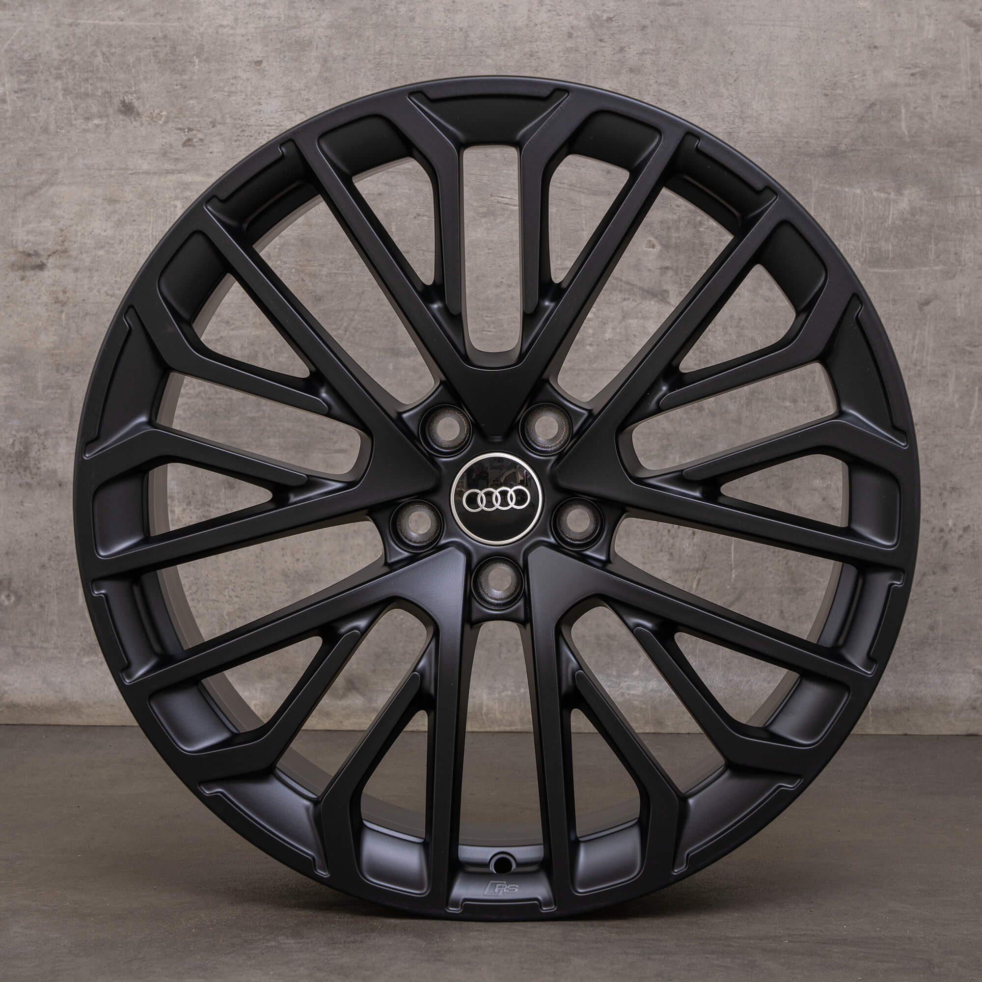Original Audi A5 S5 fälgar 20 tum B10 8B3601025Q svart matt NYHET