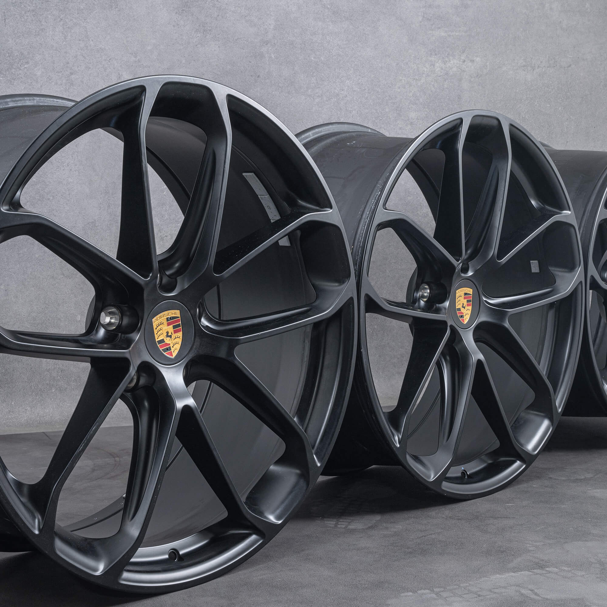 Original Porsche Cayenne E3 II Jantes 22 pouces 9Y3601025CC Noir 9Y3 GT Roue Nouveau