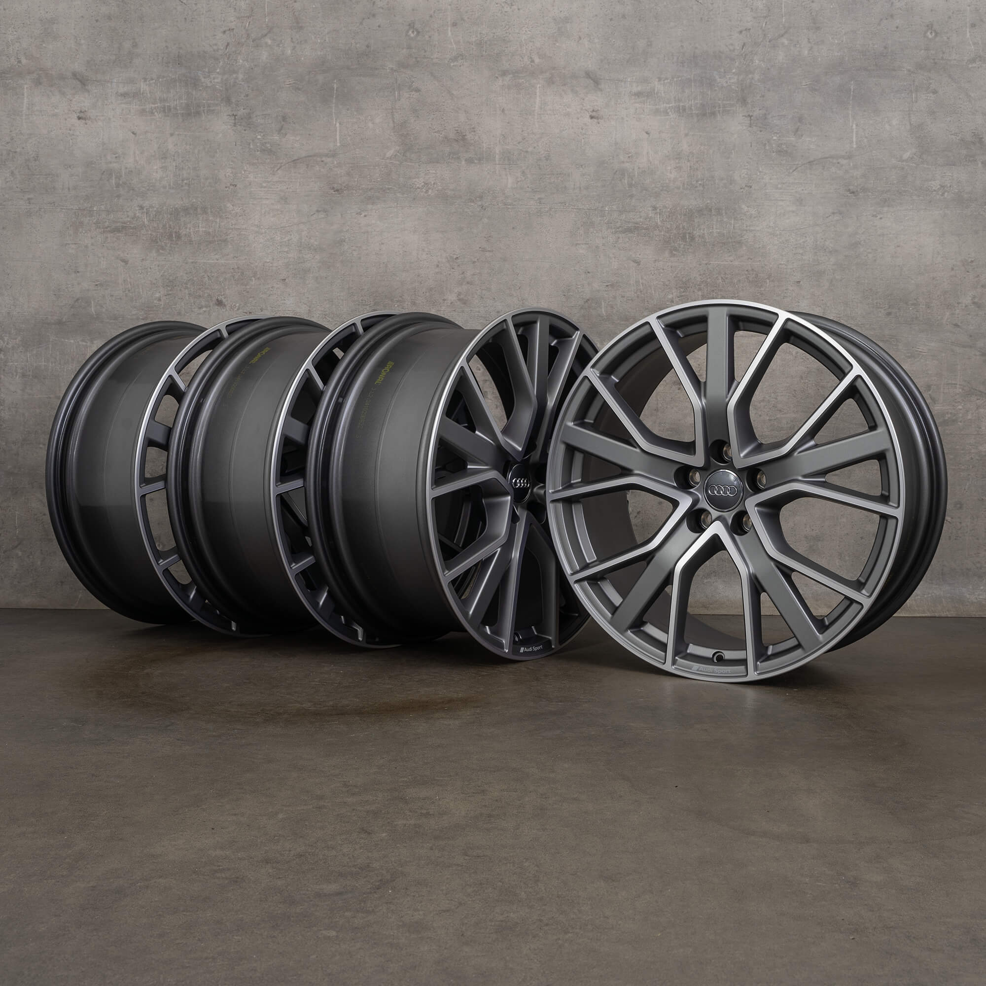 Jante originale Audi Q3 RSQ3 20 inch F3 83A601025BD antracit lucios NOU