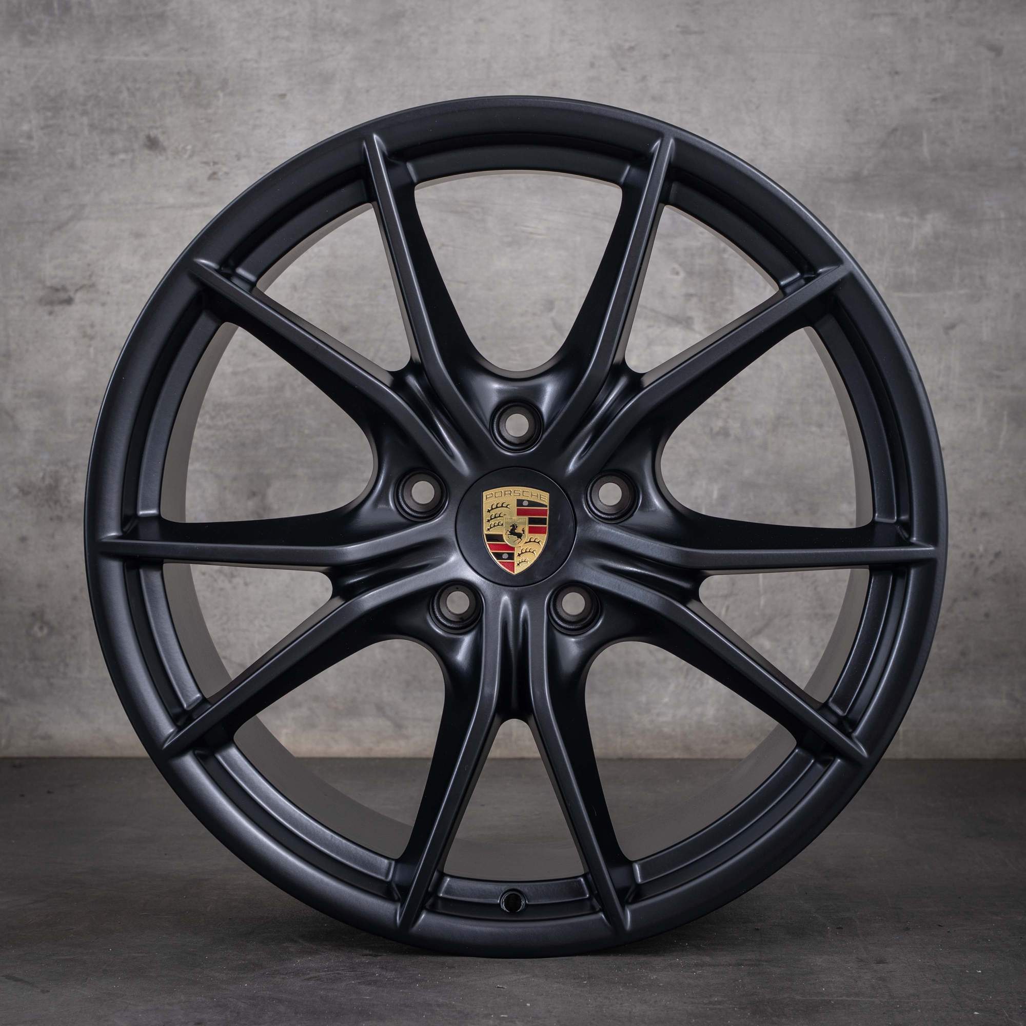 Alkuperäiset Porsche 991 II -vanteet 20 tuumaa Carrera-kesärenkaat 99136271000 99136276002 mattamusta