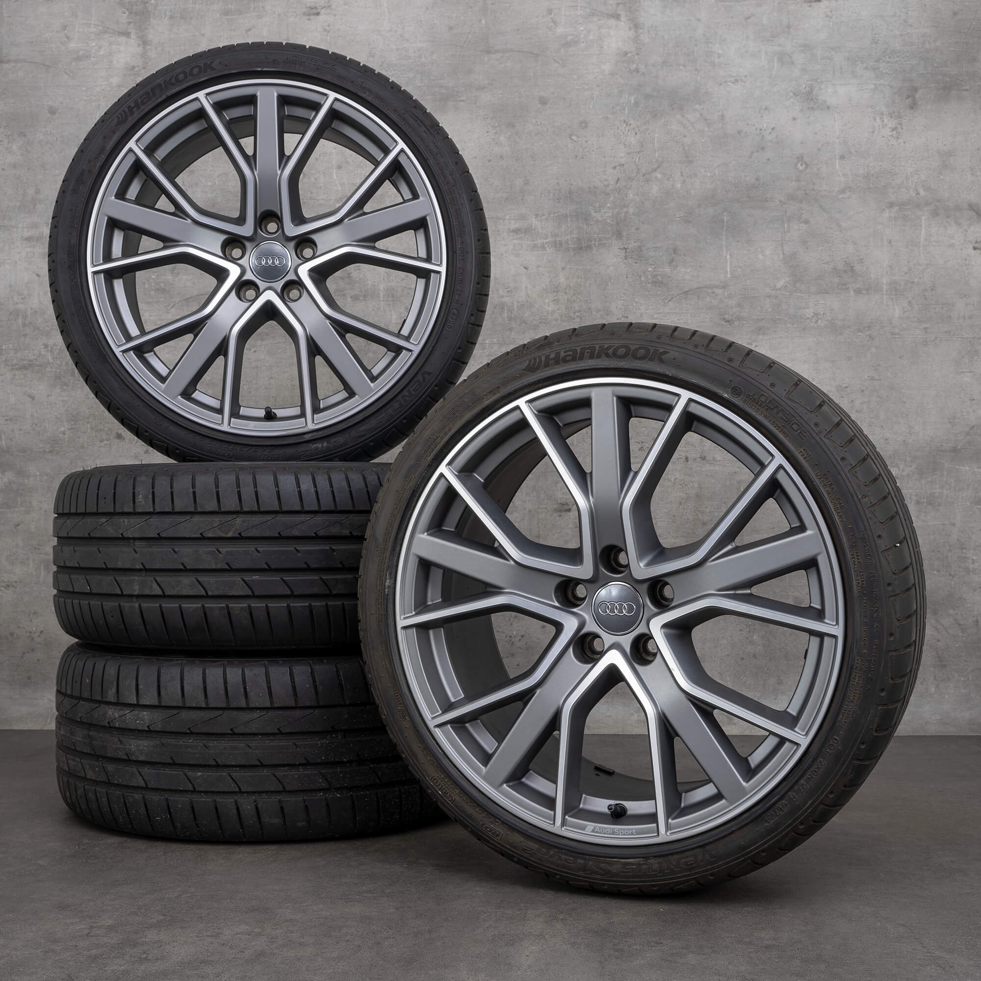 Audi 19 inch rims A4 S4 B9 8W 8W0601025DH summer tires wheels 6 mm