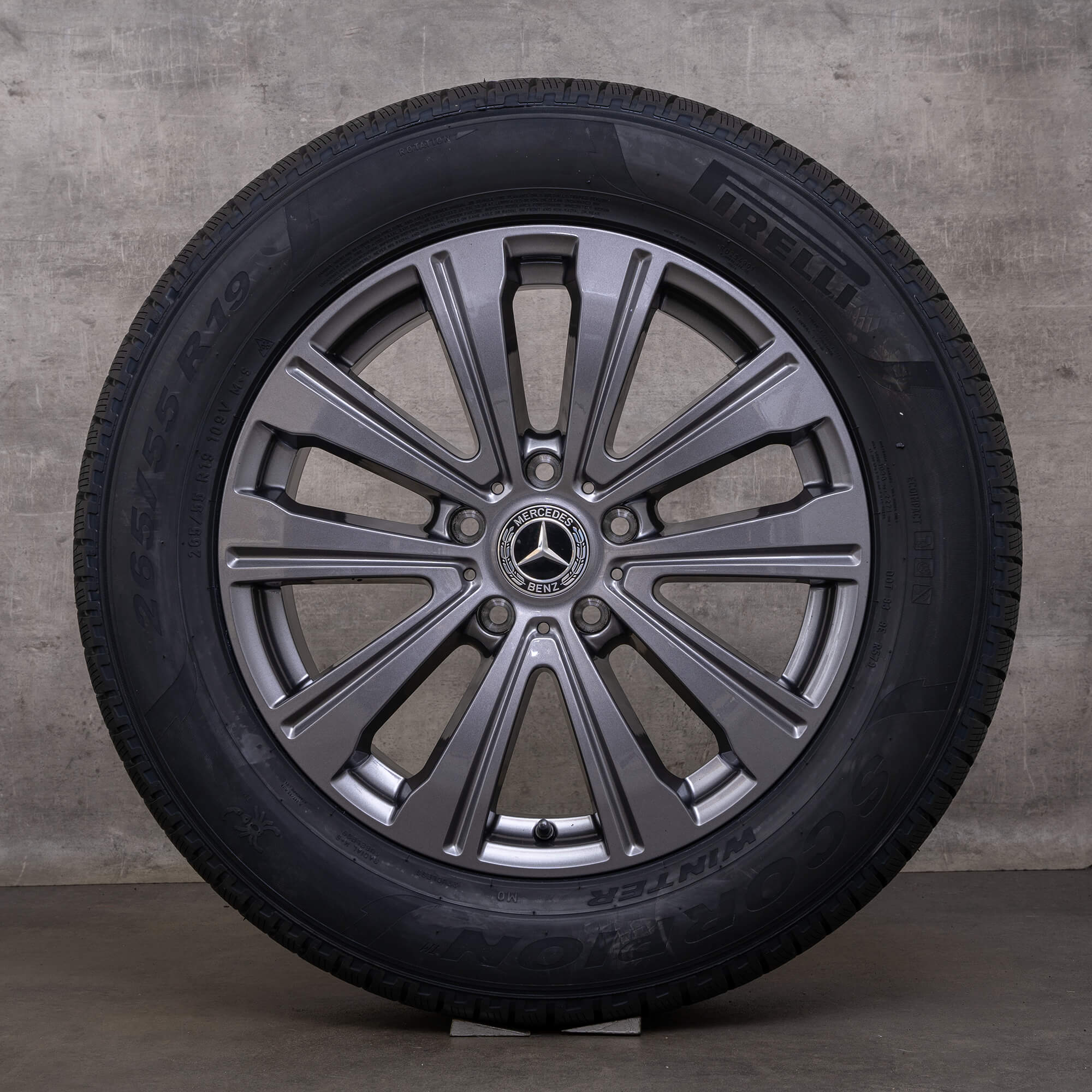 Originele Mercedes Benz G-Klasse G500 winterwielen 19 inch W463A velgen A4634011100 himalayagrijs NIEUW
