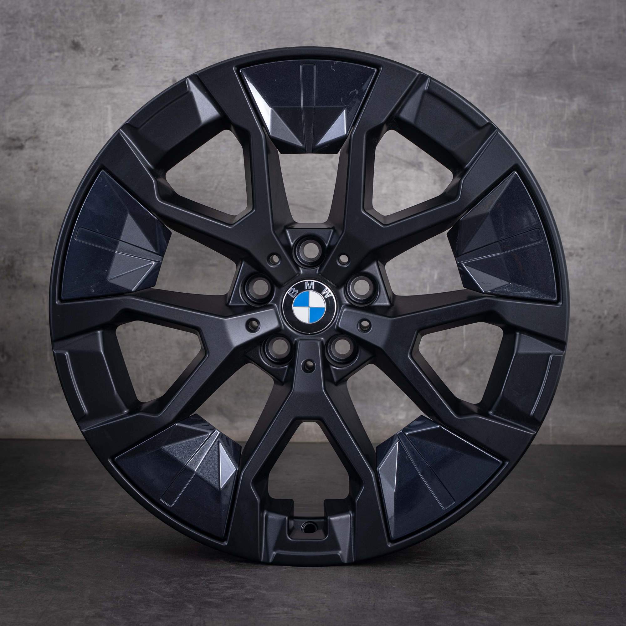 Jantes originais BMW X3 de 19 polegadas G45 Styling 941 Aerodinâmica 5A6F114 preto ajetado mate