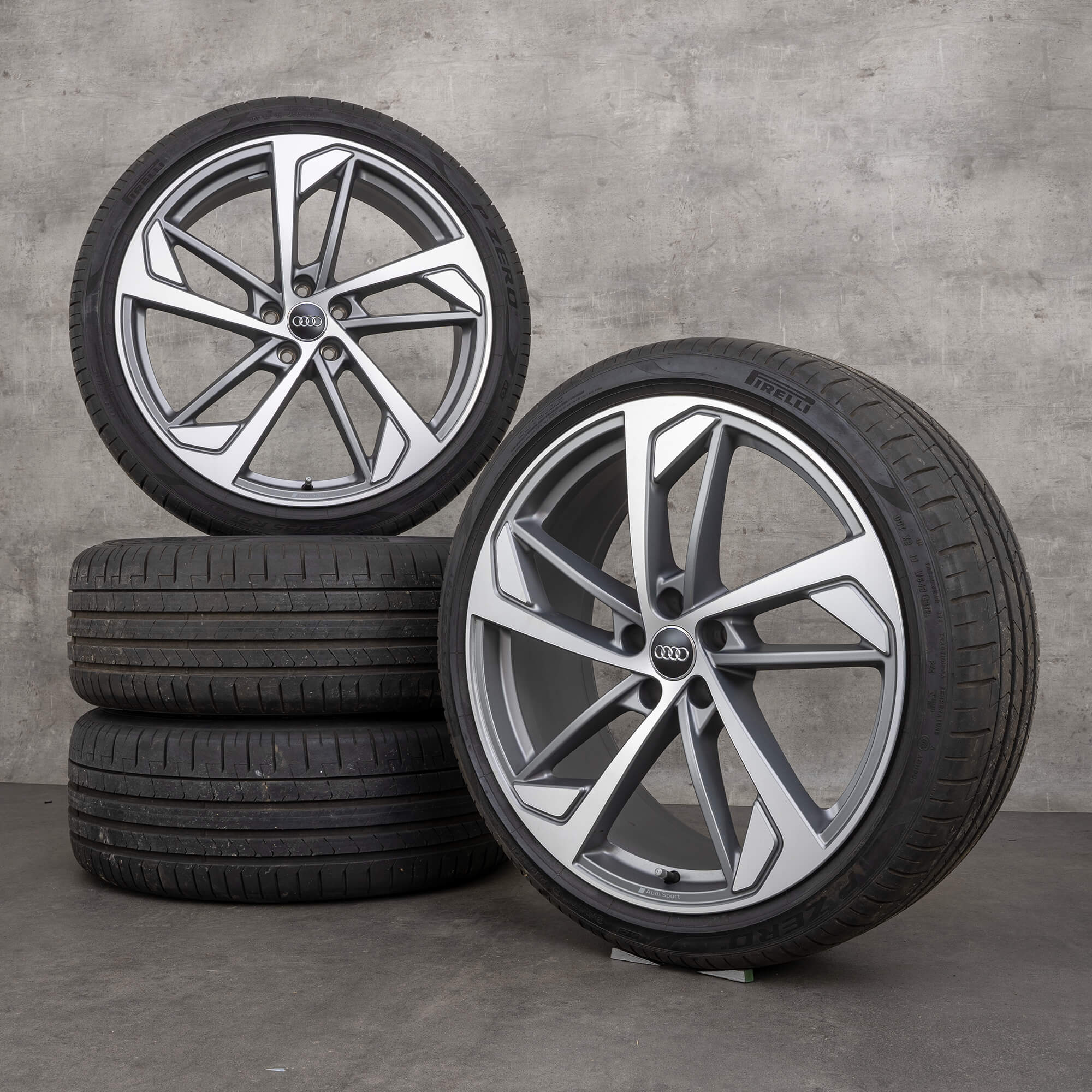 Audi 21 palcové disky A7 S7 4K C8 letní pneu kola 4K8601025S 6 mm