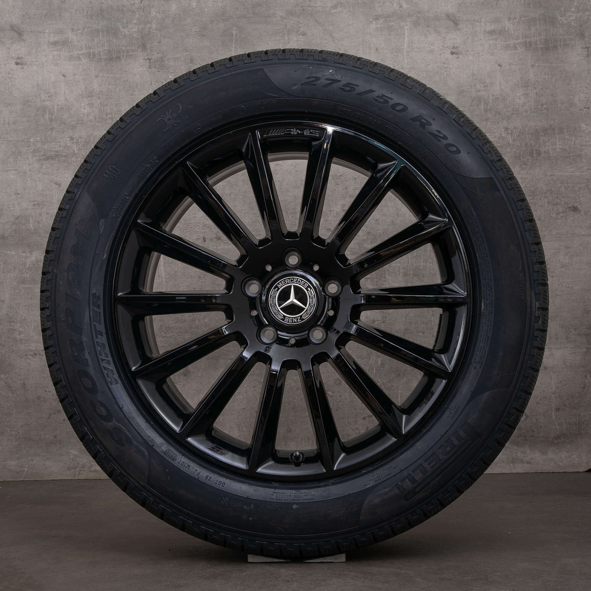 Originele Mercedes Benz G-Klasse AMG winter velgen 20 inch W463 G350d G400d G500 A4634011700 zwart hoogglans NIEUW