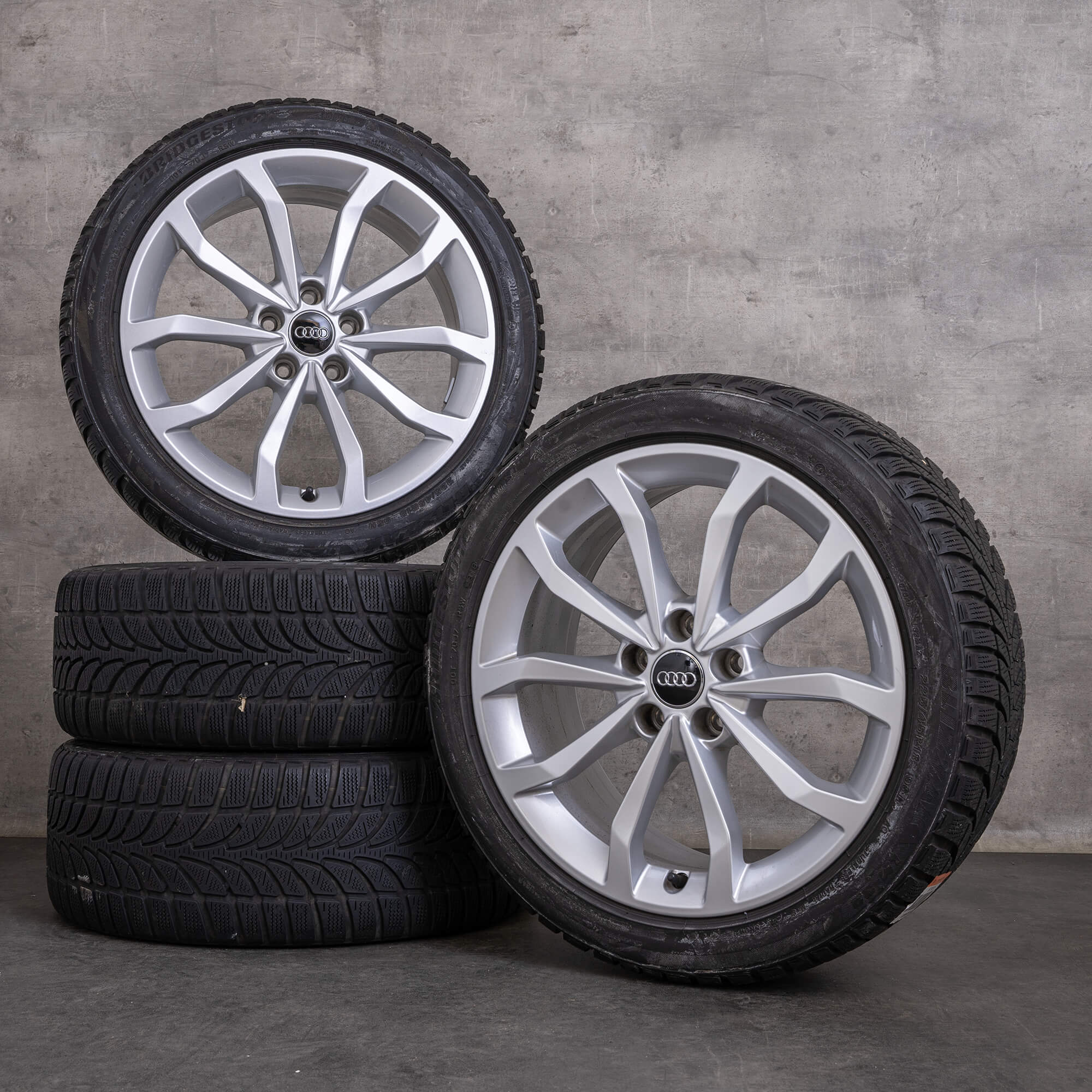 OEM Audi A4 S4 snow tire packages 18 inch B9 8W rims 8W0601025ED