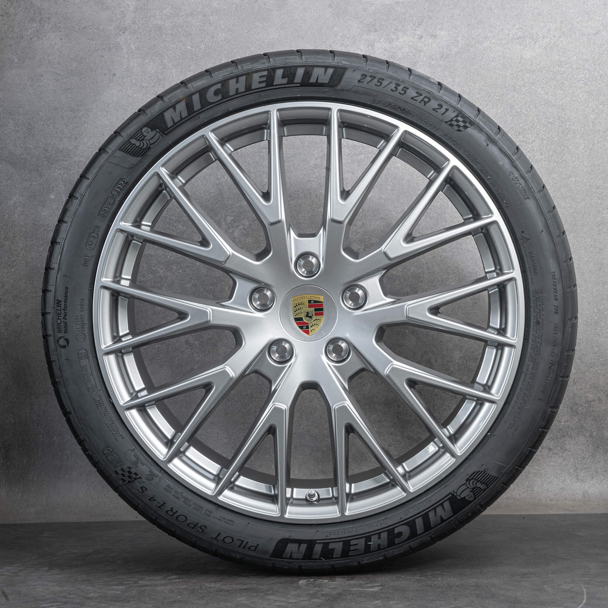 Oryginalne felgi Porsche 21 cali Panamera 976 koła letnie opony 976044660H