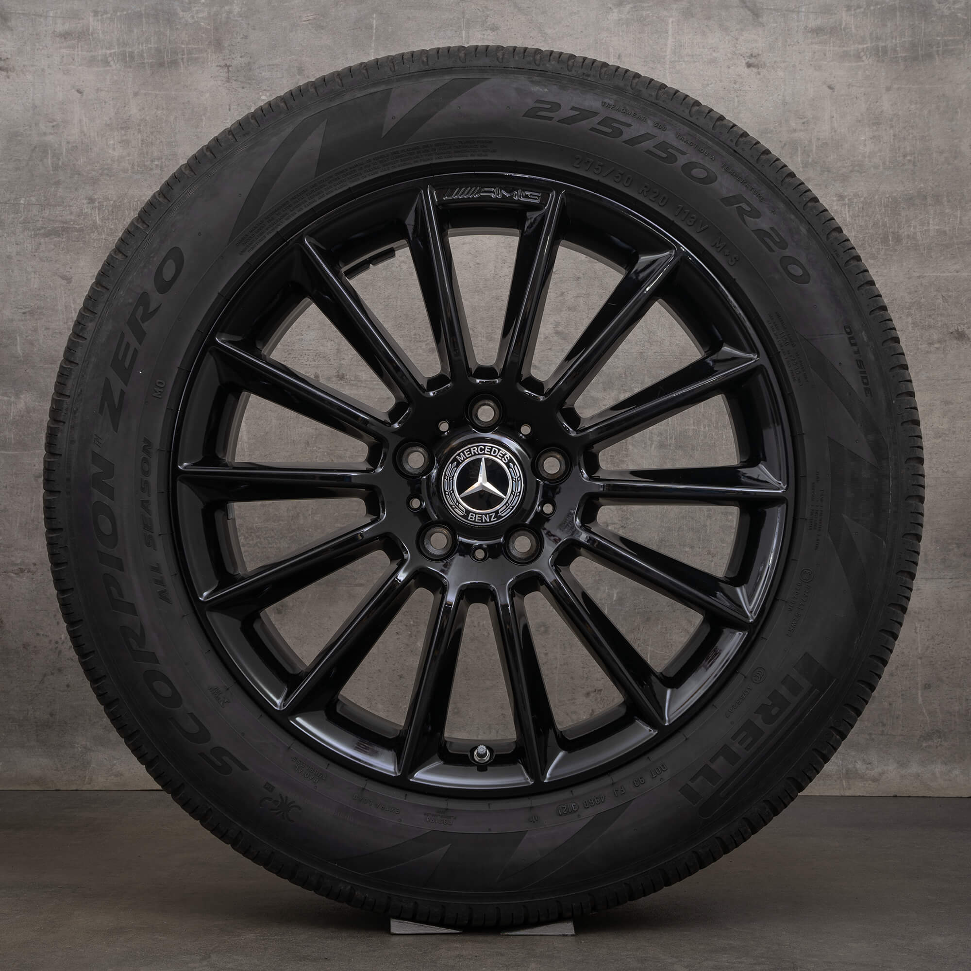 OEM AMG G Class W463 G350d G400d G500 20 inch rims summer tires black