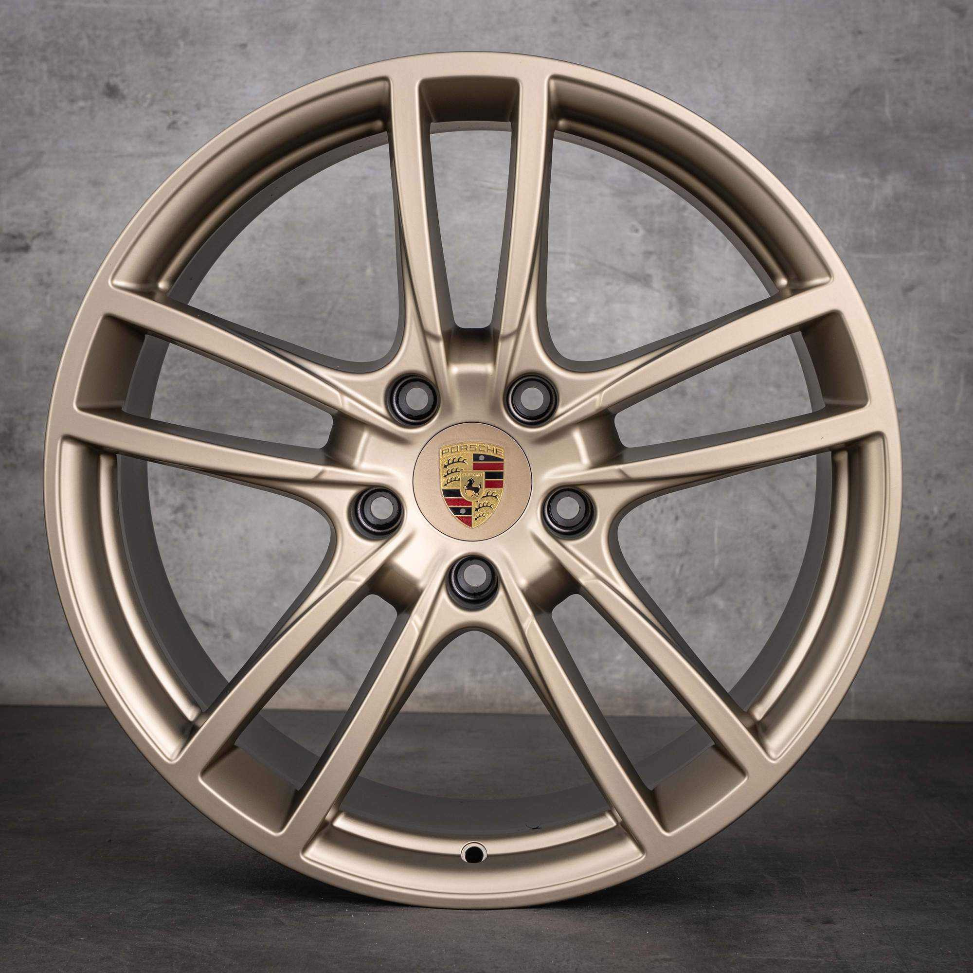Oryginalne felgi Porsche Cayenne 20 cali 9YA E3 II 9Y0601025BB 9Y0601025BC neodyme matt