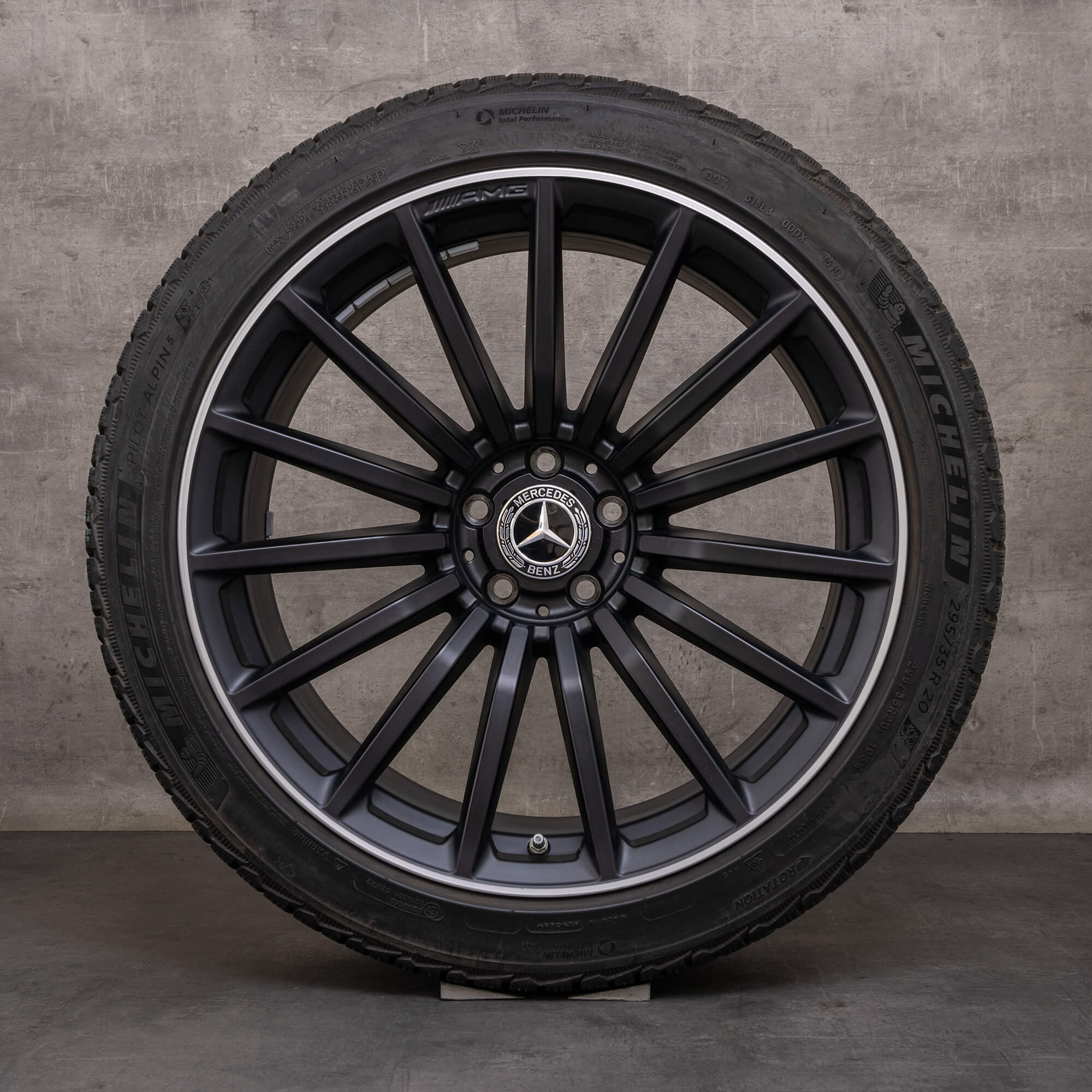 OEM AMG Mercedes Benz GT 43 53 63 & S 4Matic+ Winterrder 20 inch X290 4-Trer rims A2904010600 A2904010700 black matt glossy turned