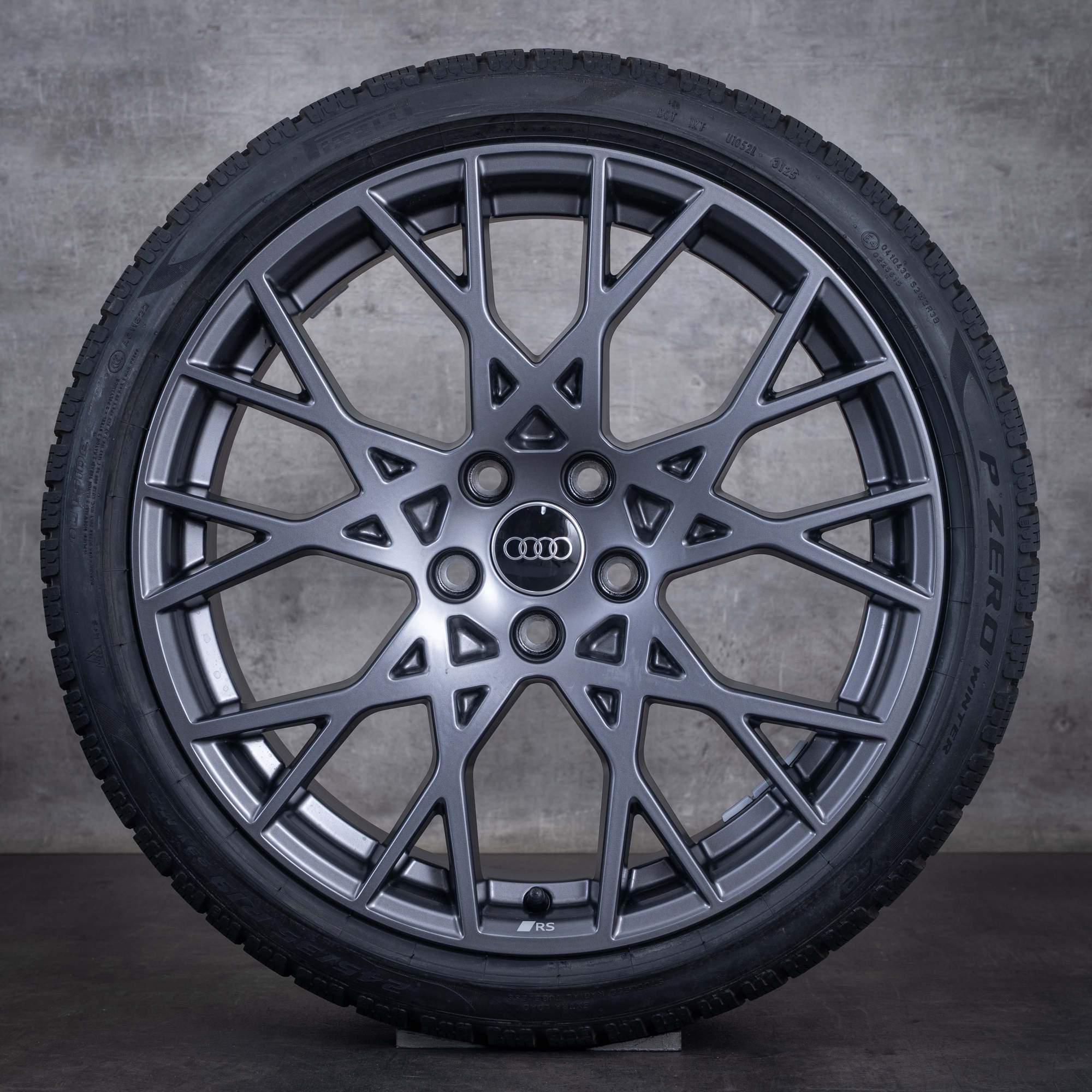 Original Audi RS3 Winterräder 19 Zoll 8Y Felgen 8Y0601025DF 8Y0601025DB titan matt