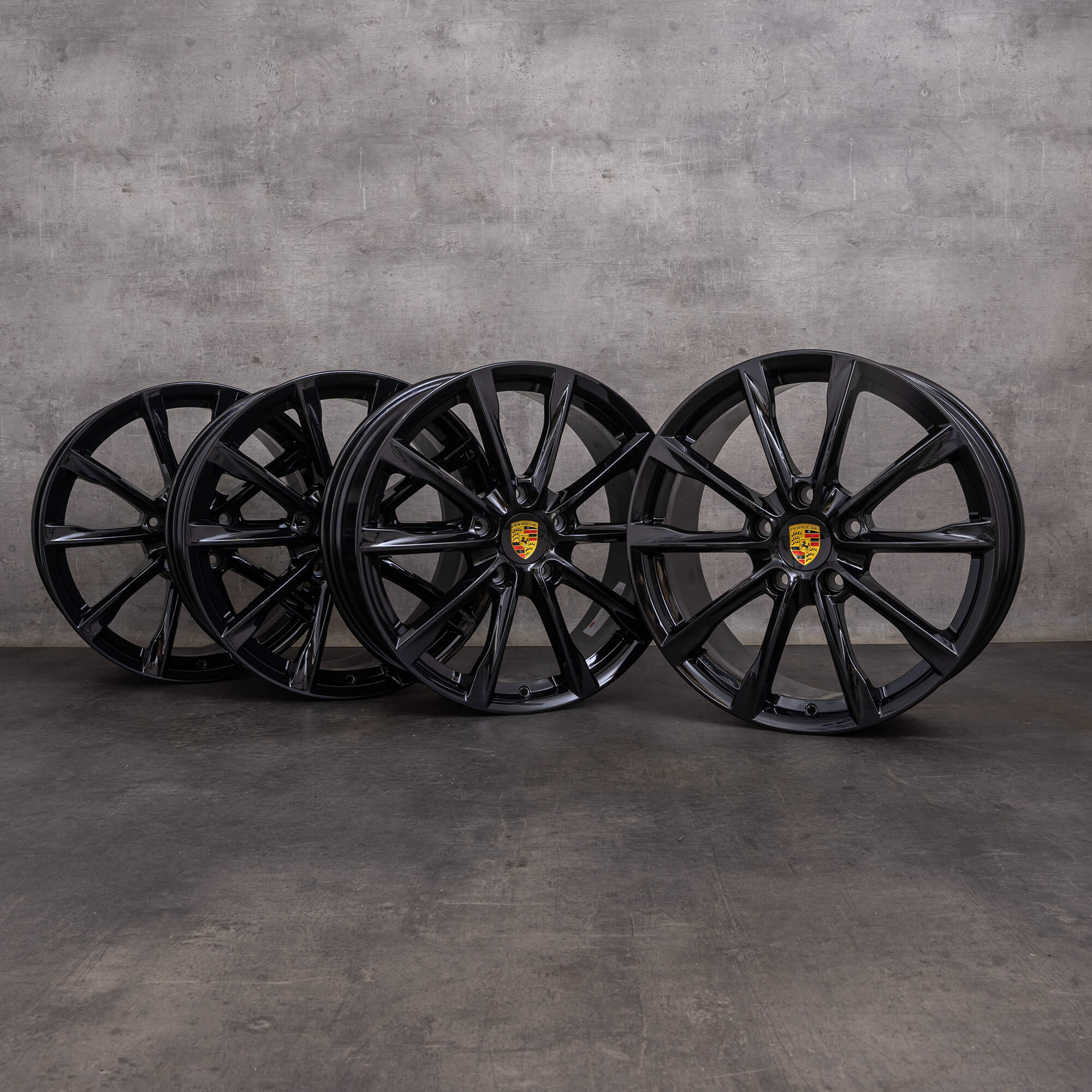 Oem Porsche Boxster Cayman jantes 19 pouces 982 S GTS T 982601025 982601025AM noir brillant