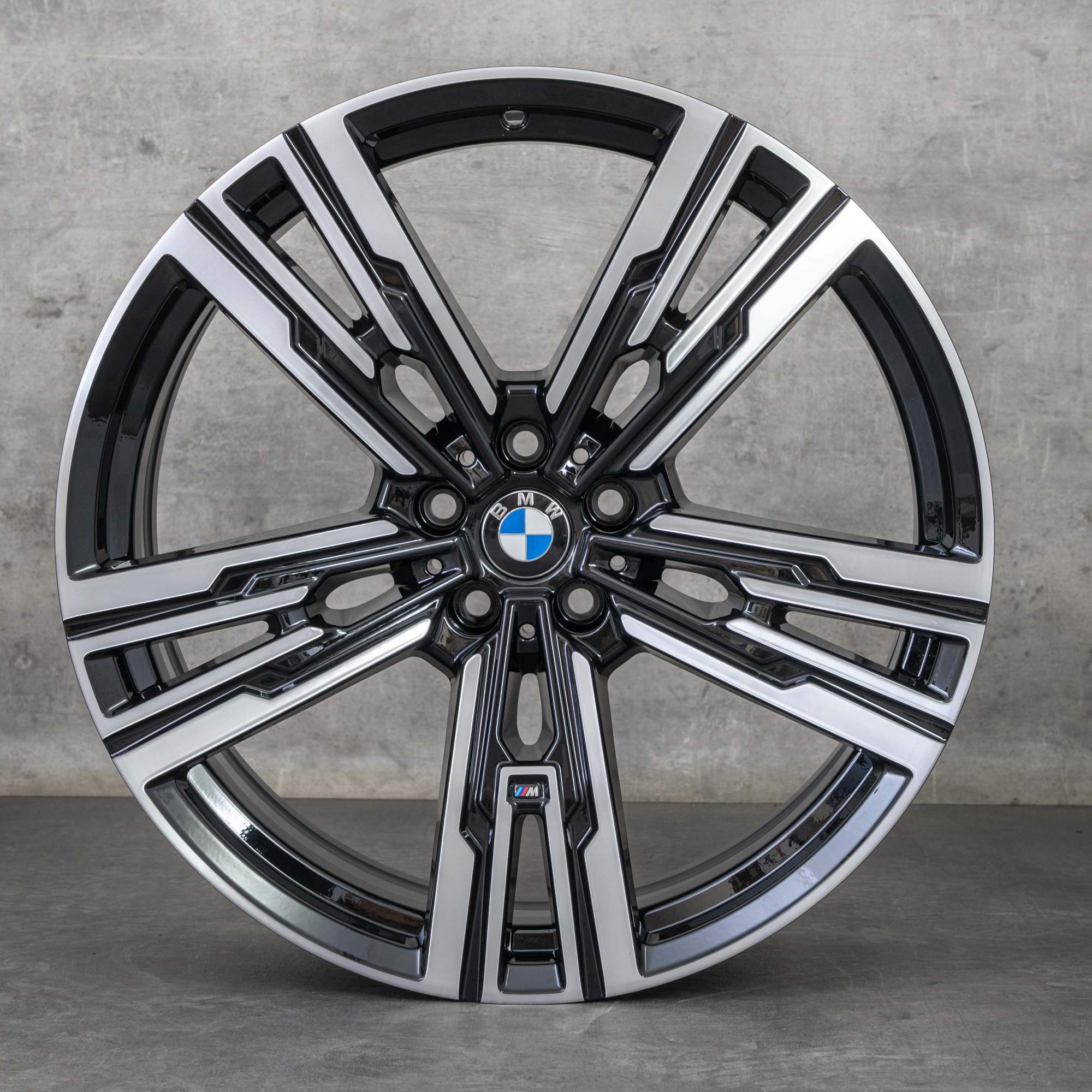 Oryginalne felgi BMW serii 7 i7 X3 21 cali G70 G45 Styling 908 M 5A19DF0 5A19DF1 czarne Polerowane NOWOŚĆ