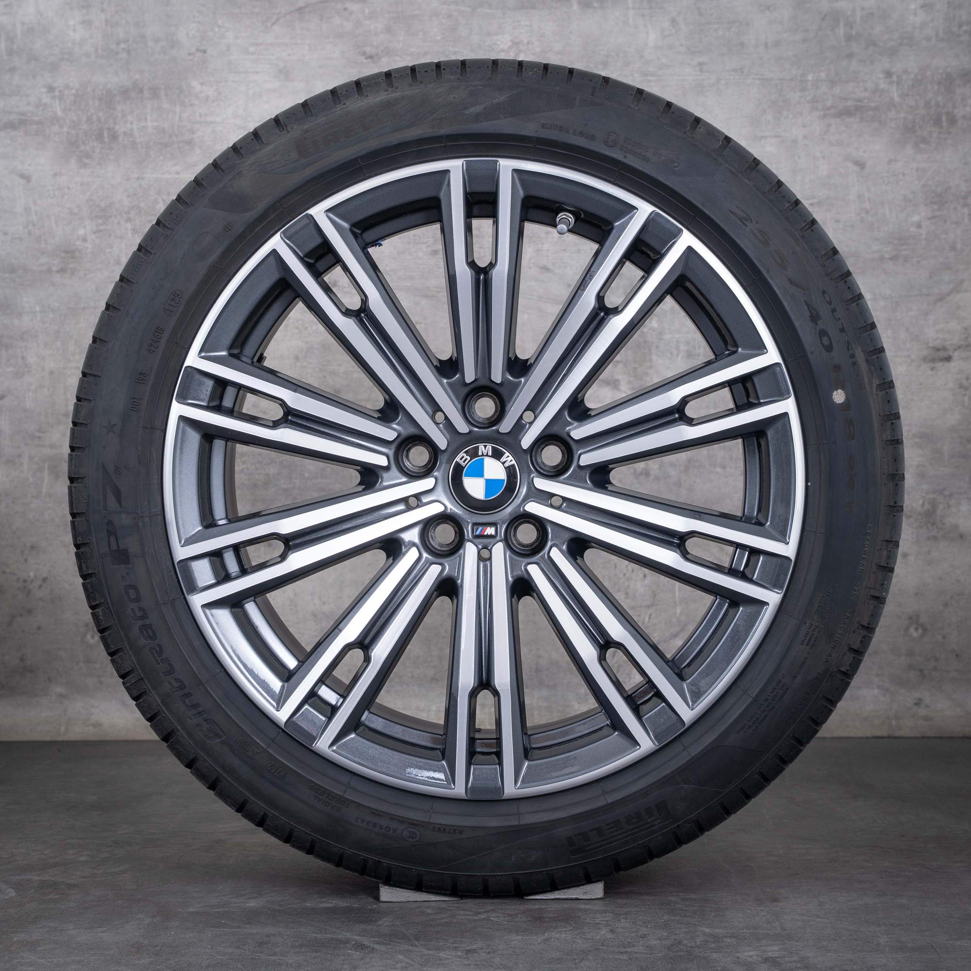 Alkuperäiset BMW 2-sarjan 3-sarjan 4-sarjan vanteet 18 tuuman G42 G20 G21 G22 G23 kesäpyörät 790 M 8089890 8089891 orbit harmaa kiillotettu