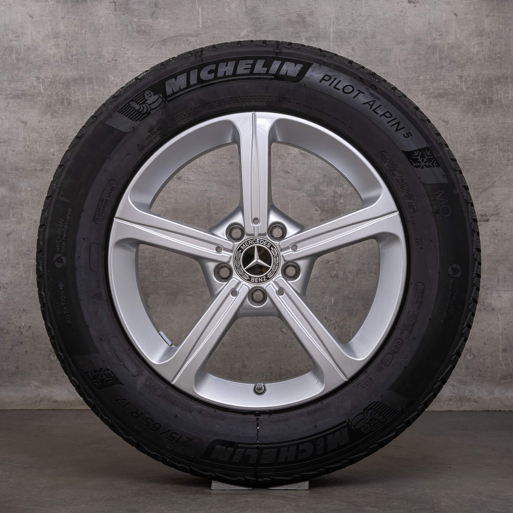 Original Mercedes Benz GLA GLB Winterräder 17 Zoll H247 X247 Felgen A1774011200 silber