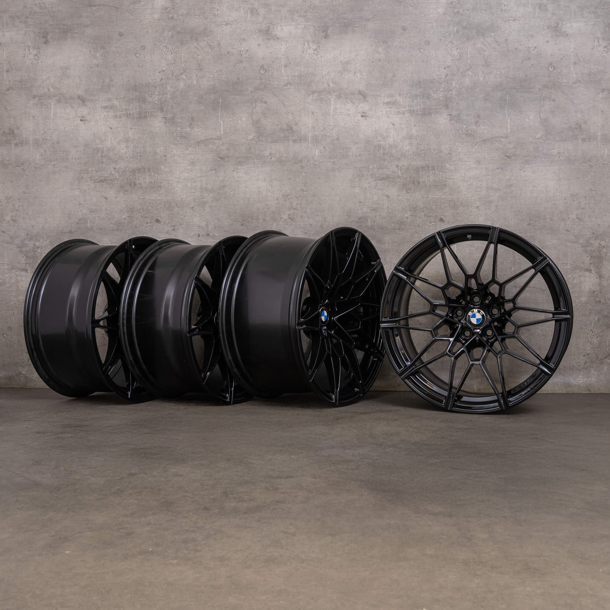 Originální alu kola BMW M2 M3 M4 19 20 palců G87 G80 G81 G82 G83 Styling 826 M 8093838 8093839 černá lesklá