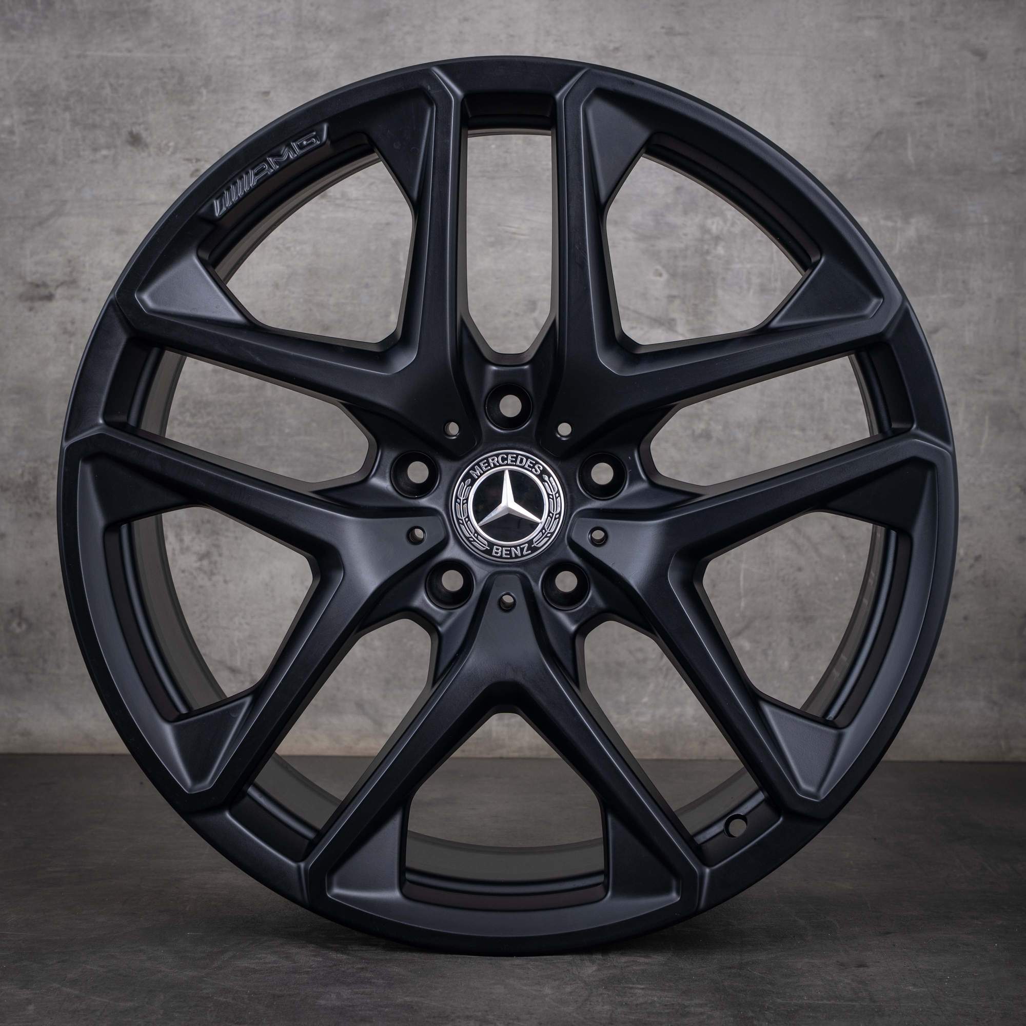 Original Mercedes Benz G-Klasse G63 AMG Felgen 21 Zoll W463A W465 A4634011900 schwarz matt