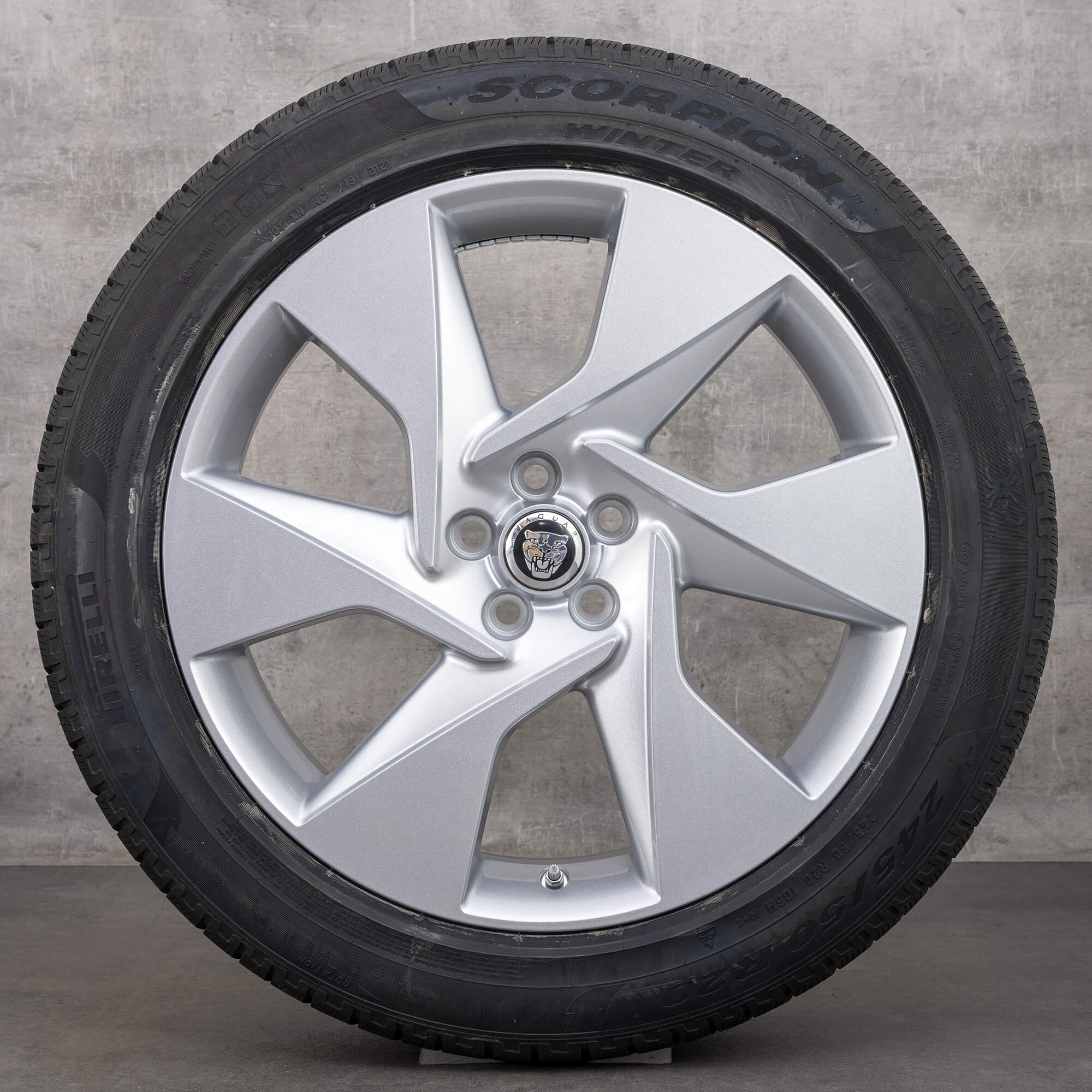 Jaguar 20 inch rims I-Pace aluminum winter tires wheels J9D3-BC-SS NEW