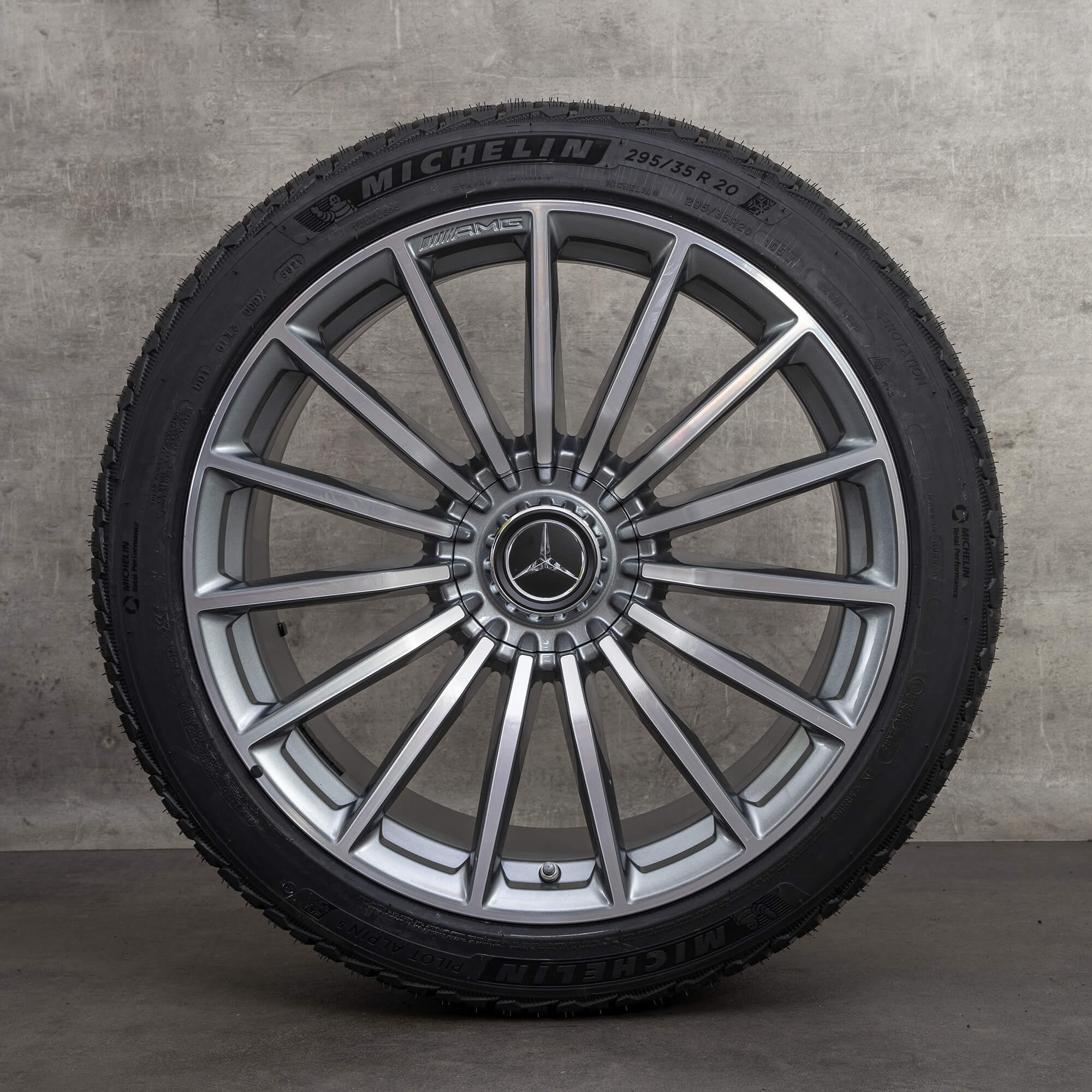 Oryginał Mercedes Benz AMG GT 43 53 63 & S 4Matic+ E Koła zimowe 20 cali X290 Felgi 4-drzwiowe A2904012100 A2904010700 himalaya szary polerowany NOWOŚĆ