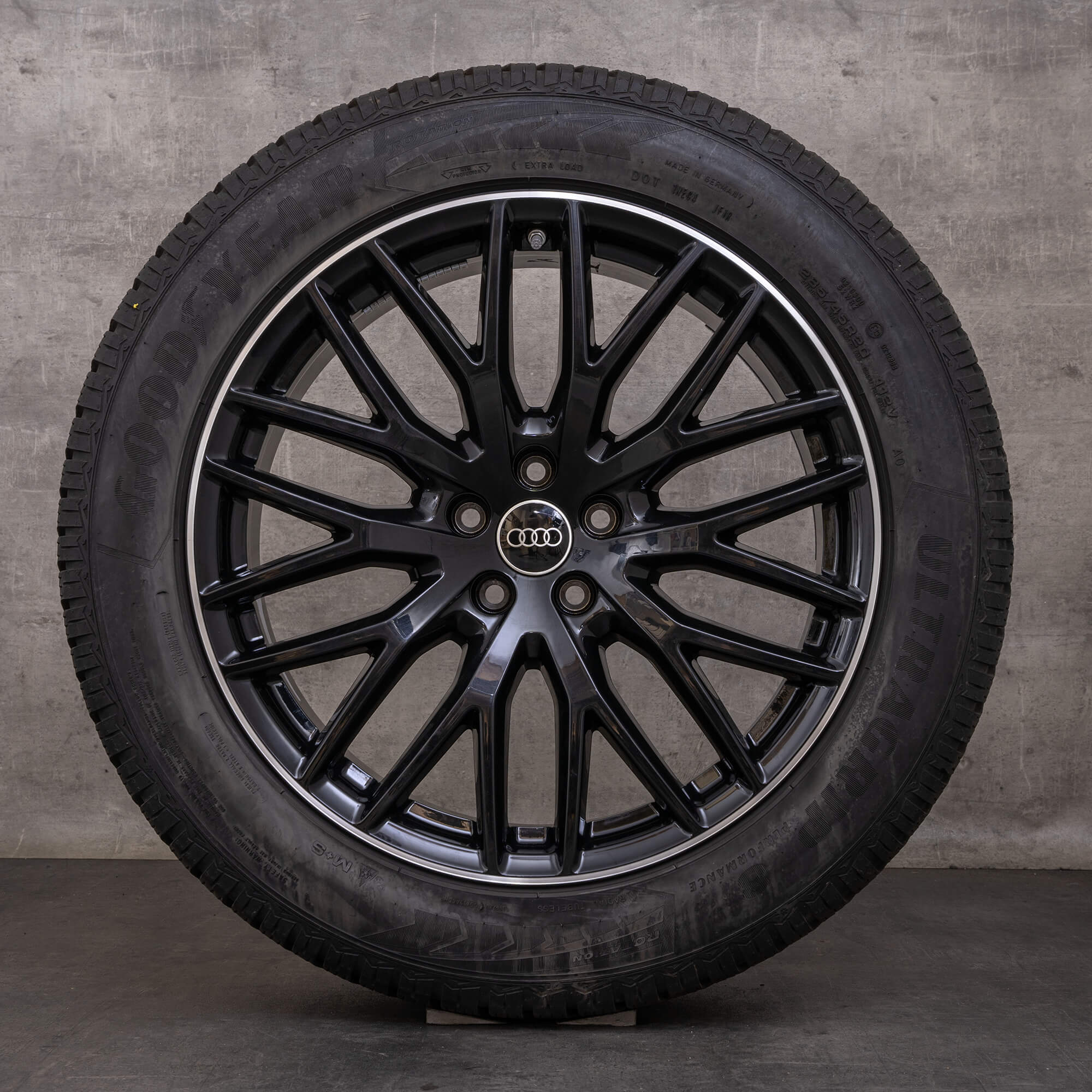 Original Audi Q7 SQ7 Winterräder 20 Zoll 4M Felgen 4M0601025DR schwarz glanzgedreht