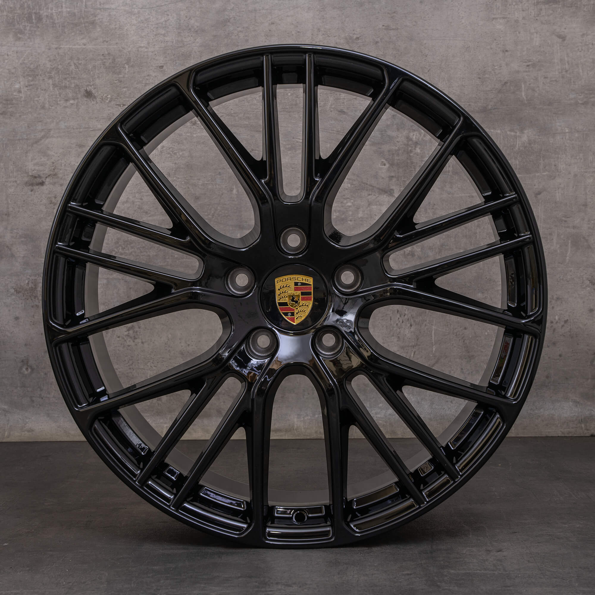 Alkuperäiset Porsche Panamera talvirenkaat 21 tuuman 971 vanteet 971601025AP 971601025CA Exclusive GTS musta kiiltävä UUTUUS