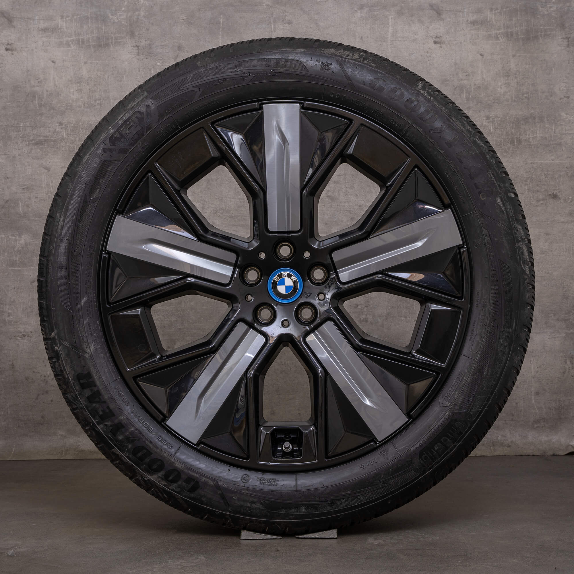 OEM BMW iX i20 rims 21 inch summer wheels 5A02655 Styling 1011 black