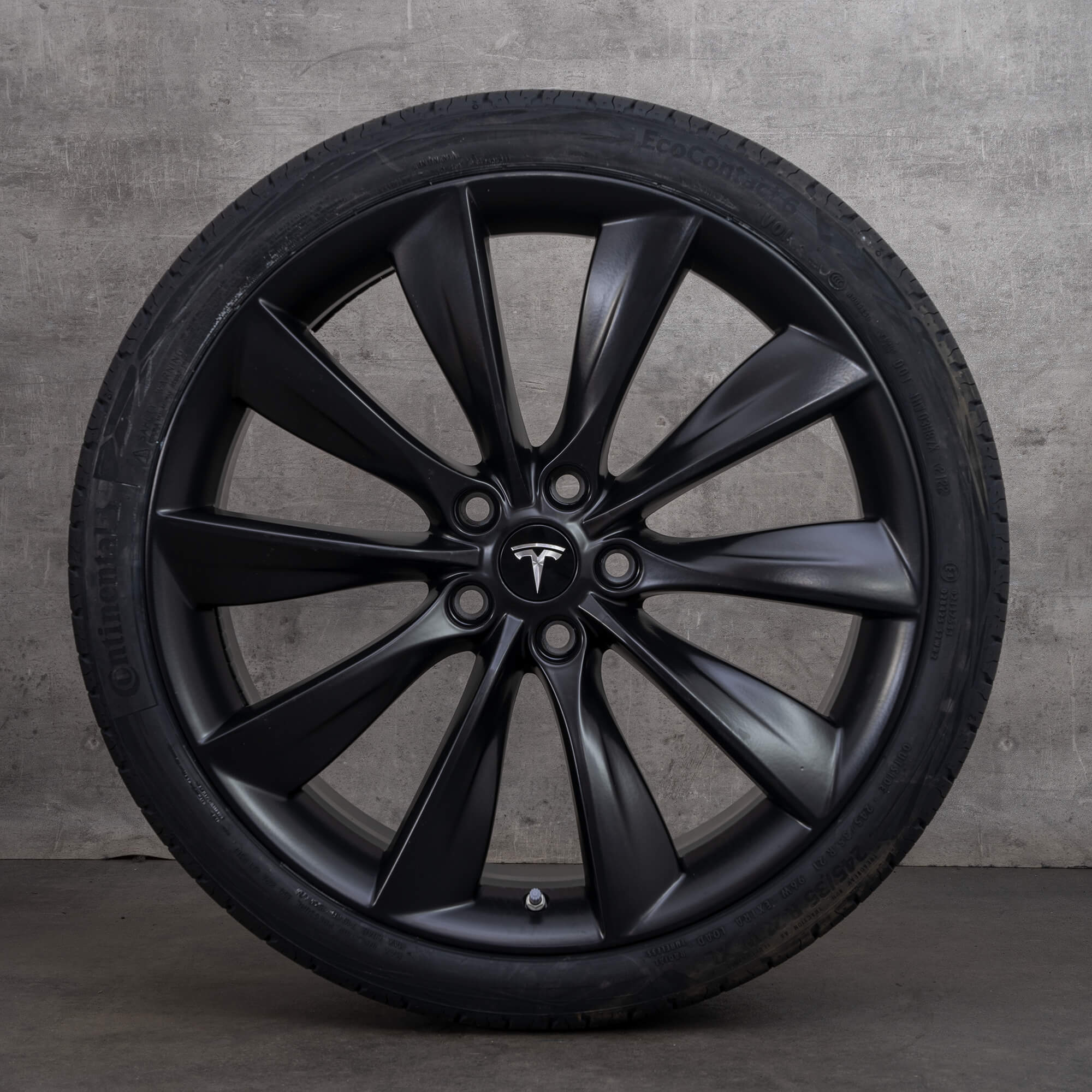 Tesla Model S 5YJS Yaz jantları 21 inç Türbin jantlar 6005868-00-D YENİ