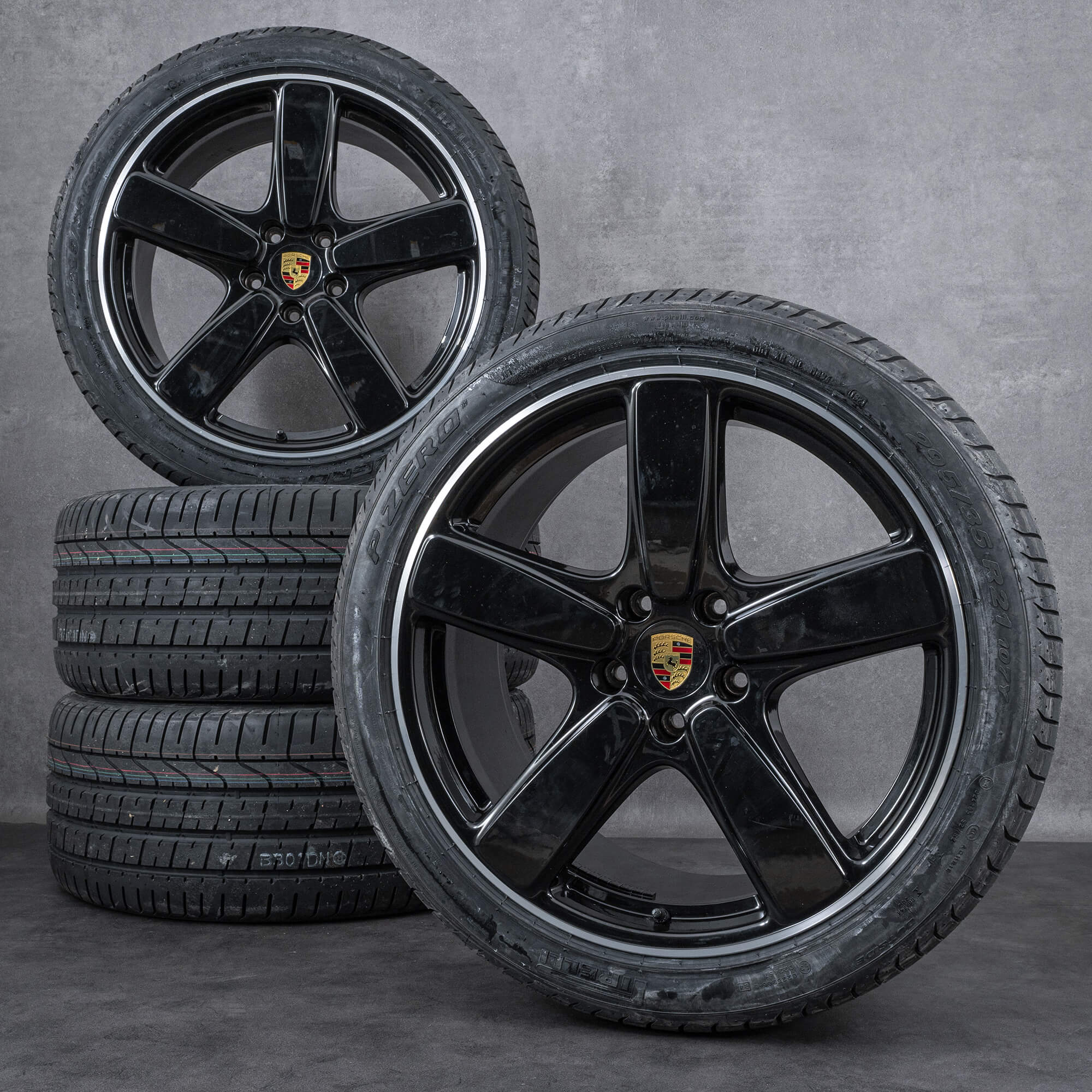 Original Porsche 21 pulgadas Cayenne 958 llantas Classic ruedas de verano neumáticos NUEVO