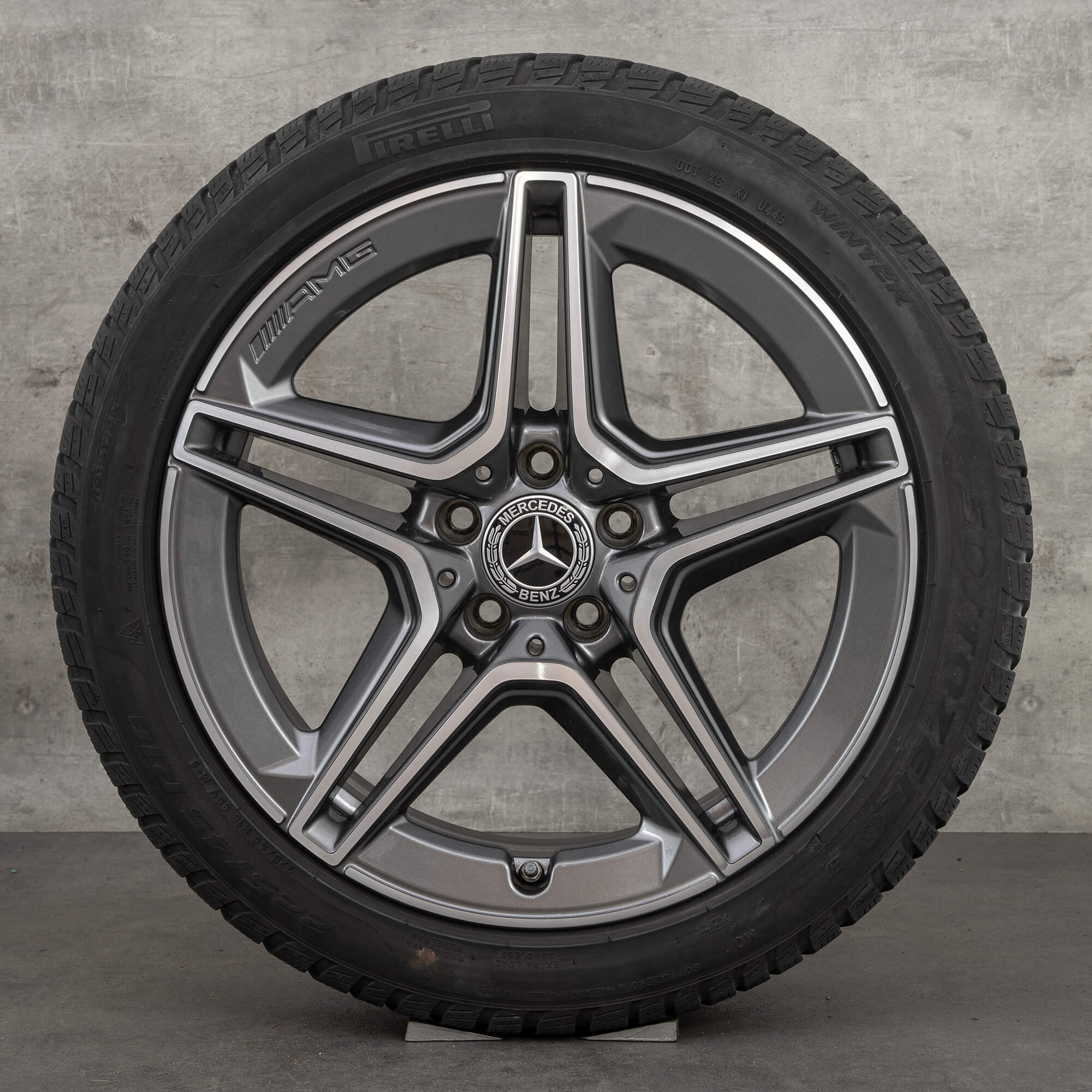 Mercedes 18 inch velgen C-Klasse C43 AMG W205 C450 Sport OEM wintervelgen