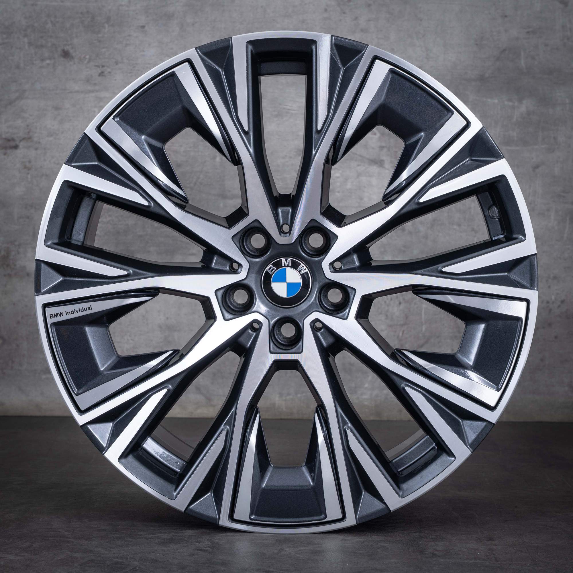 Oryginalne felgi BMW 20 cali seria 4 i4 G26 Gran Coupe Styling 862i 8747310 8747311 orbit grey glossy turned