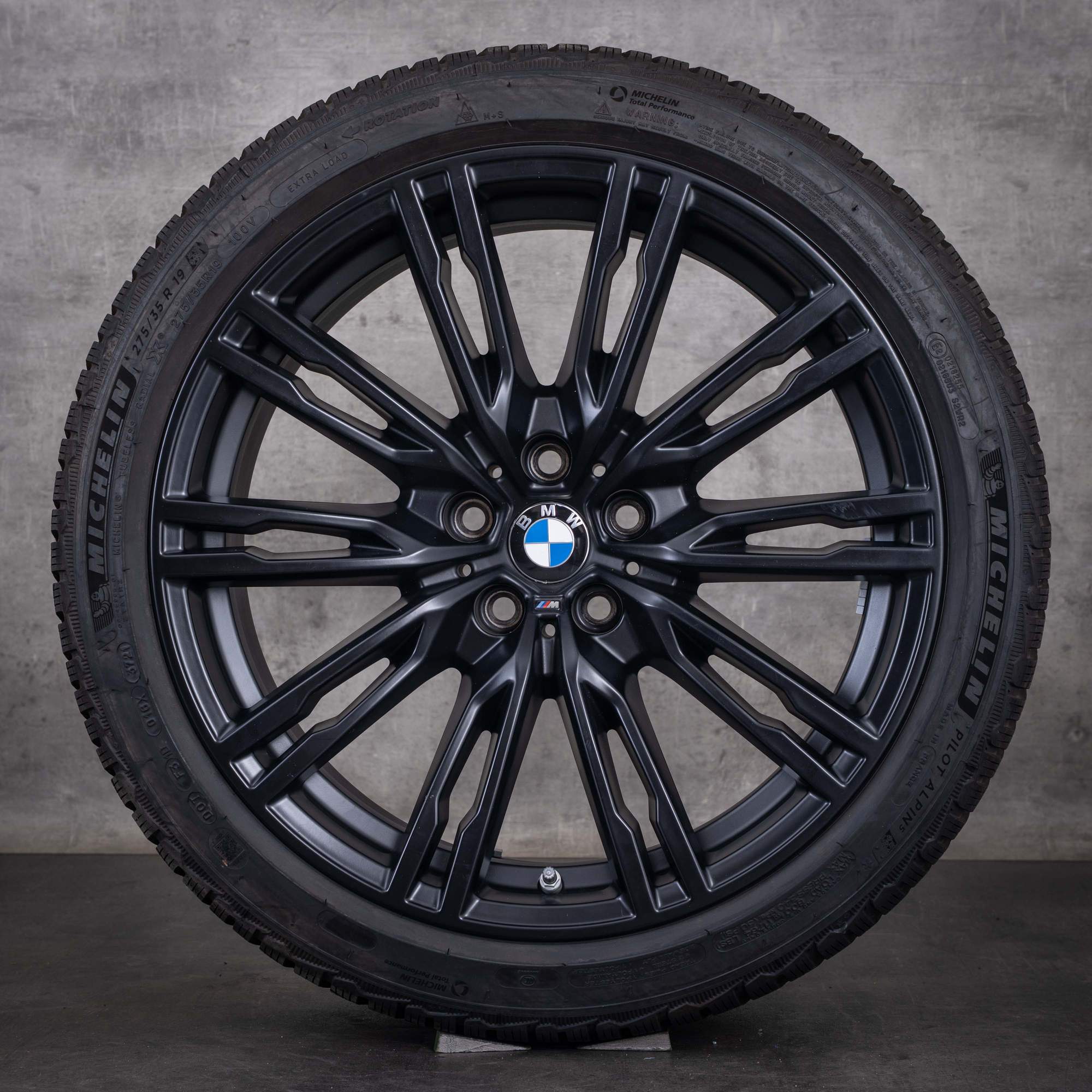 Oryginalne koła zimowe BMW M2 M3 M4 19 cali felgi G87 G80 G82 G83 stylizacja 829 M 8093844 8093845 jet black diamond cut