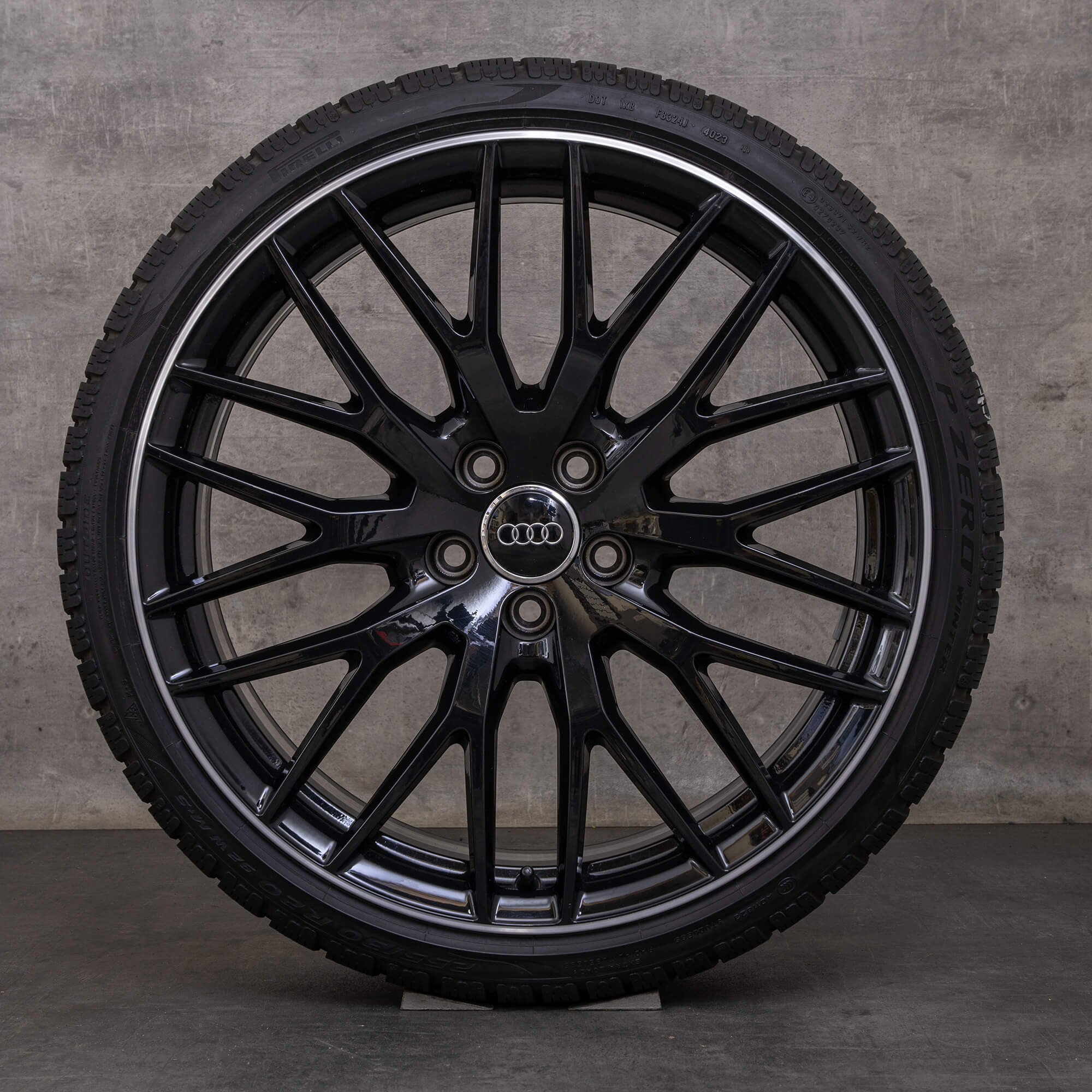 Original Audi TT TTS TTRS Winterräder 20 Zoll FV 8S Felgen 8S0601025AR schwarz glanzgedreht