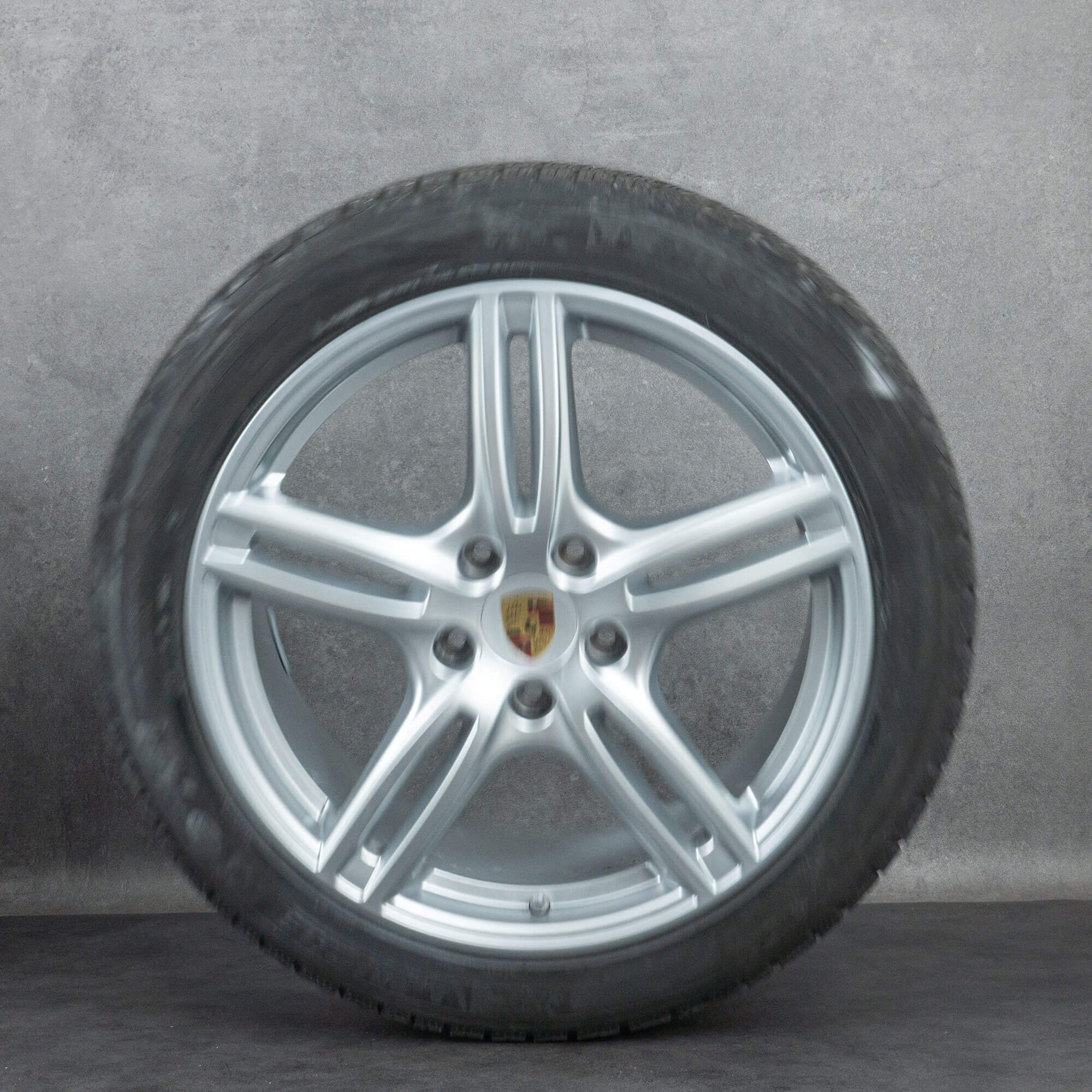 Original Porsche 20 tommer Panamera GTS 971 Silver fælge vinterhjul vinterdæk
