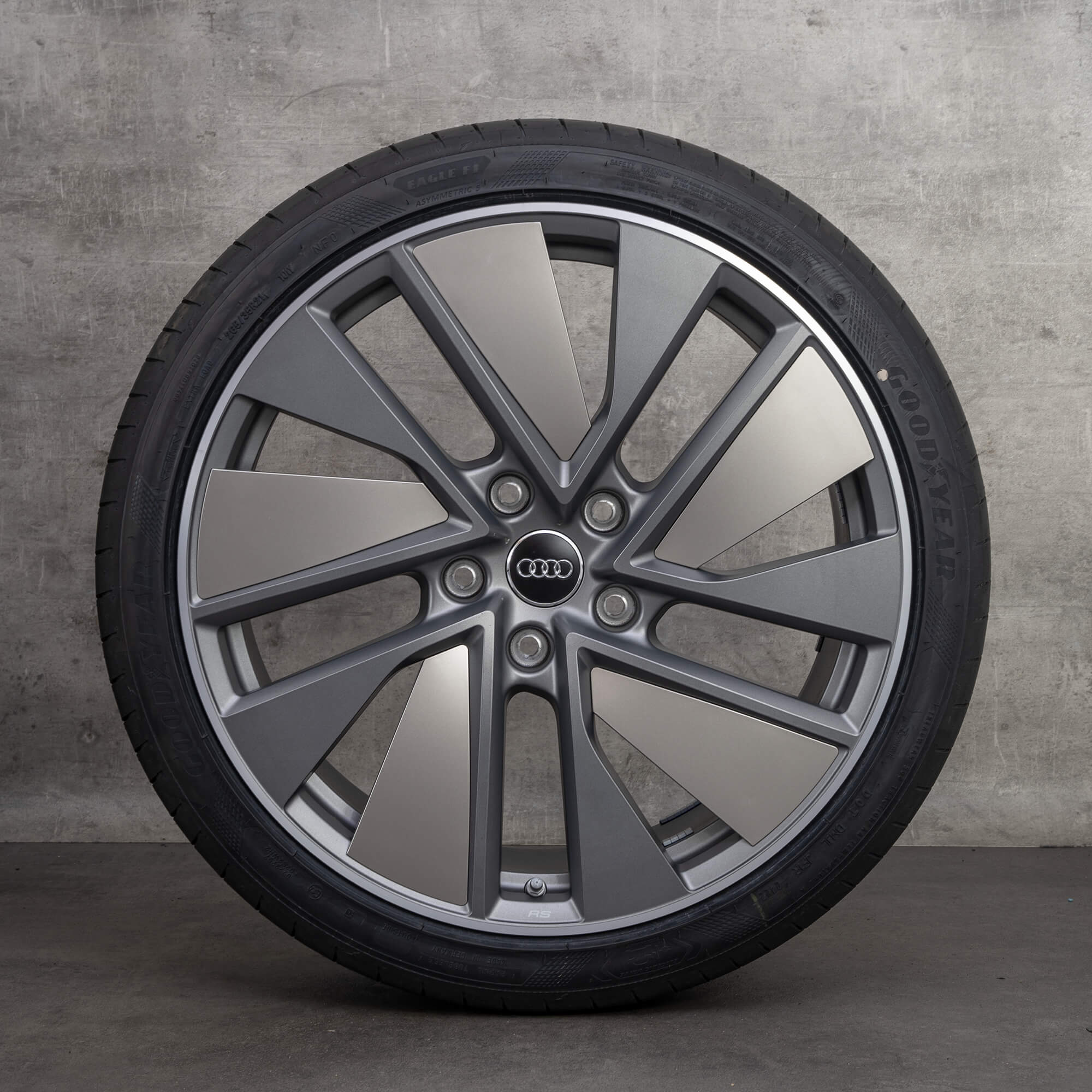 Audi 21 tommers felger e-tron GT RS FW trapesmodul sommerdekk sommerhjul NYHET
