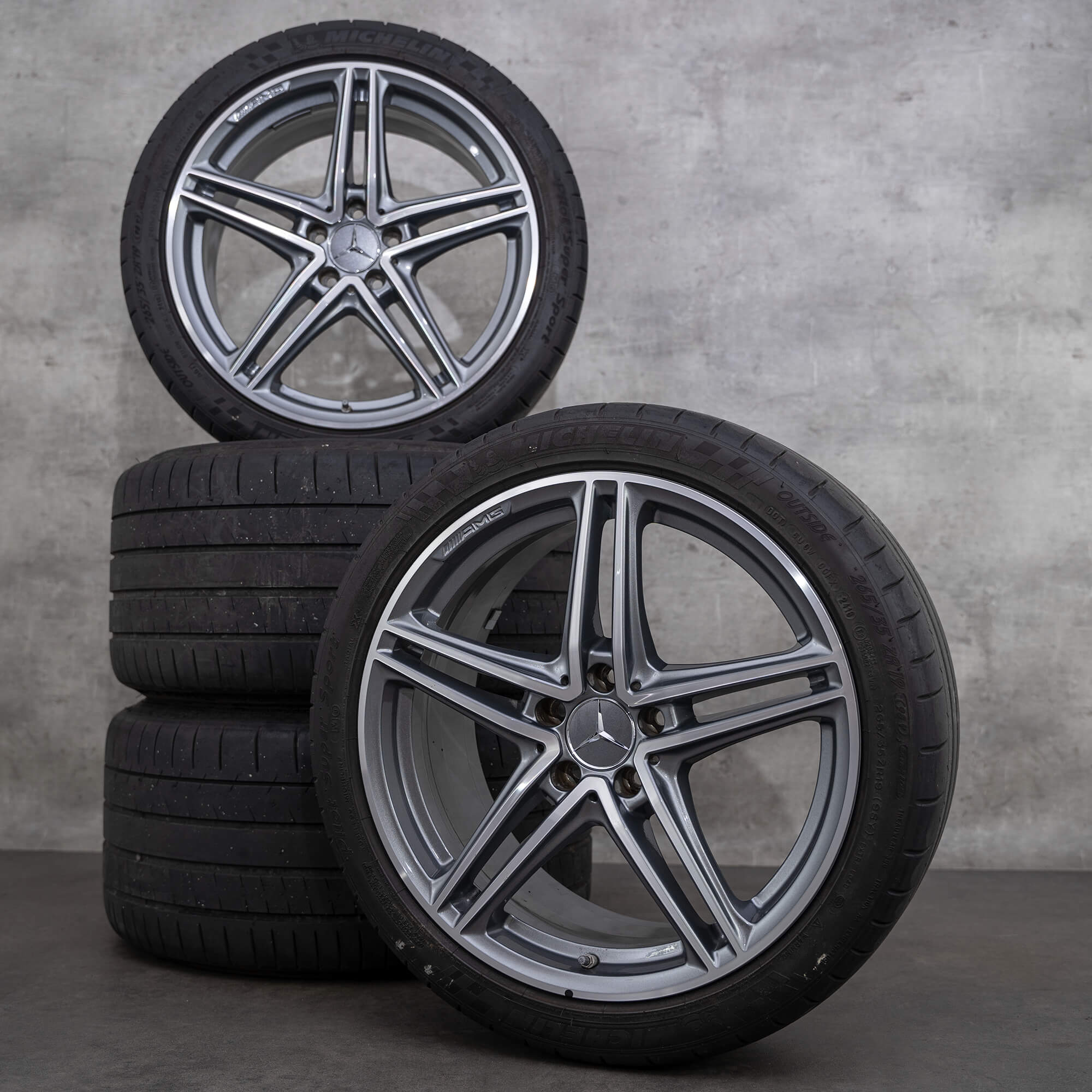 19 20 palcové ráfky Mercedes Benz AMG GT C W190 hliníkové letní pneumatiky kola