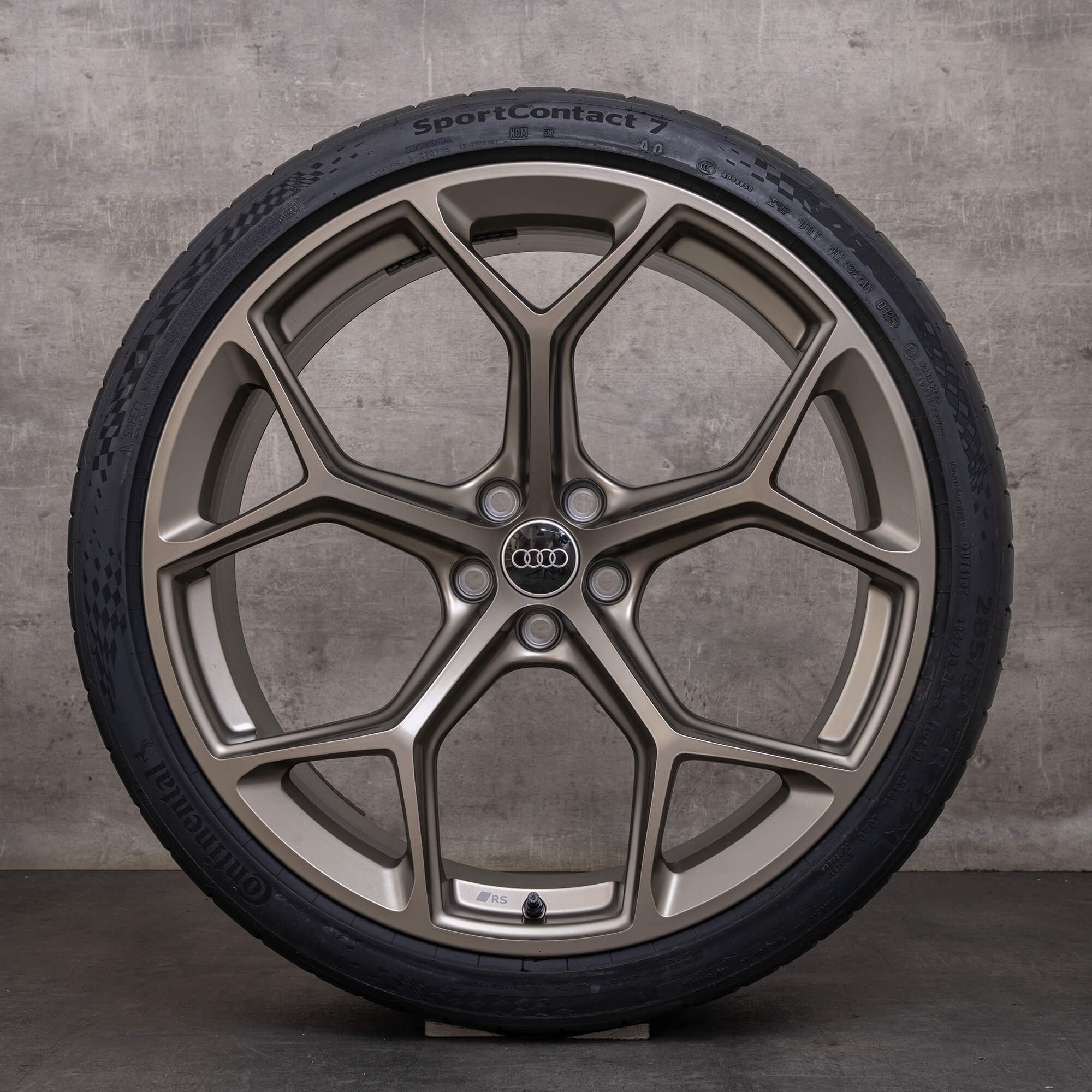 Originale Audi RS6 RS7 jante 22 inch 4K C8 anvelope de vară performanță 4K0601025BN galaxie satin NOU
