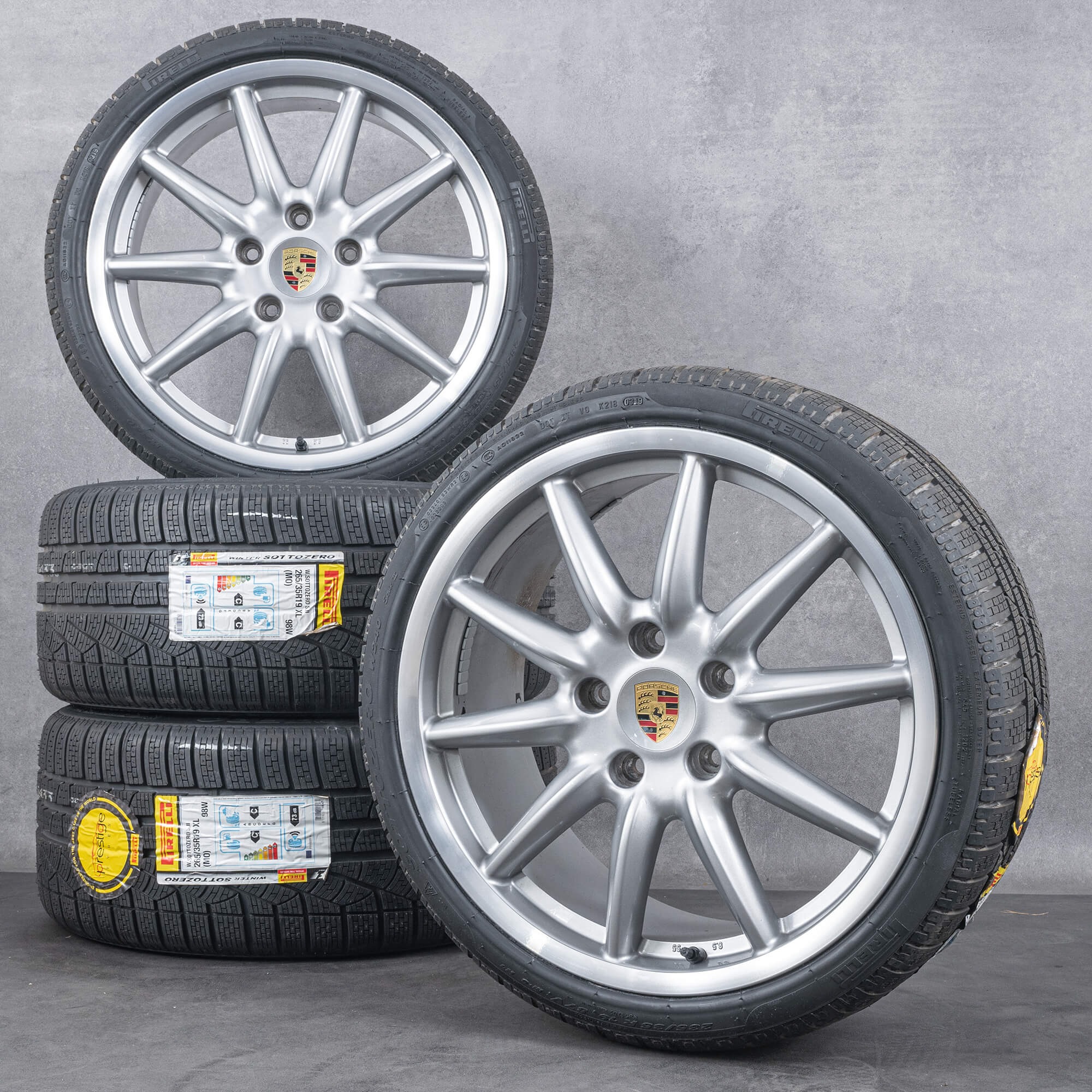 OEM Porsche 19 inch rims Boxster Cayman S 987 Carrera Sport snow tire packages