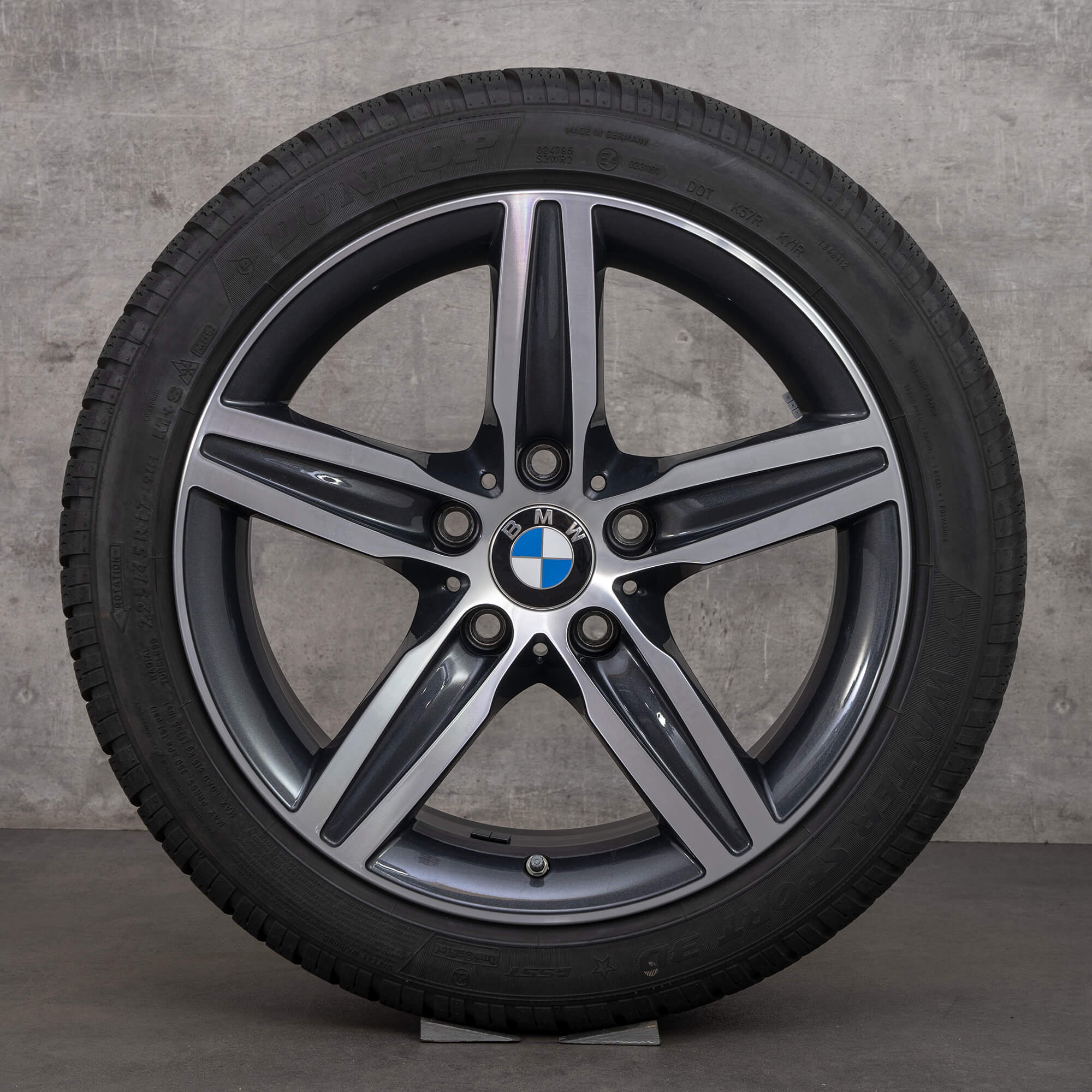 BMW 1er F20 F21 2er F22 F23 17 cali felgi aluminiowe opony zimowe Stylizacja 379