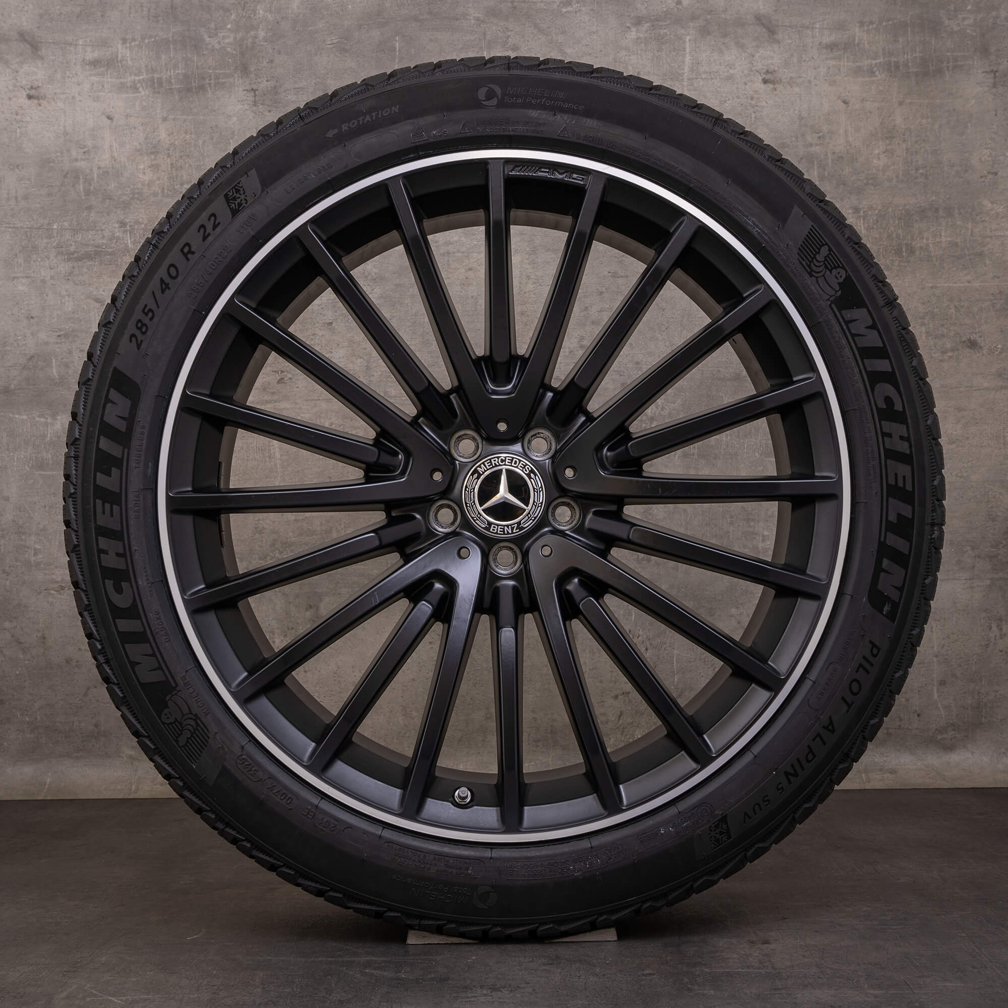 OEM Mercedes Benz GLS 63 AMG snow tire packages 22 inch X166 rims