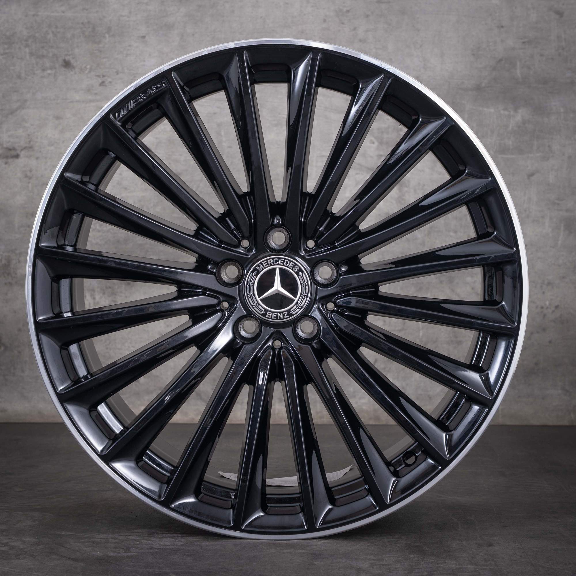 OEM Mercedes-Benz GLC AMG 20inch rims X254 C254 A2544010800 A2544010900 Black diamond cut