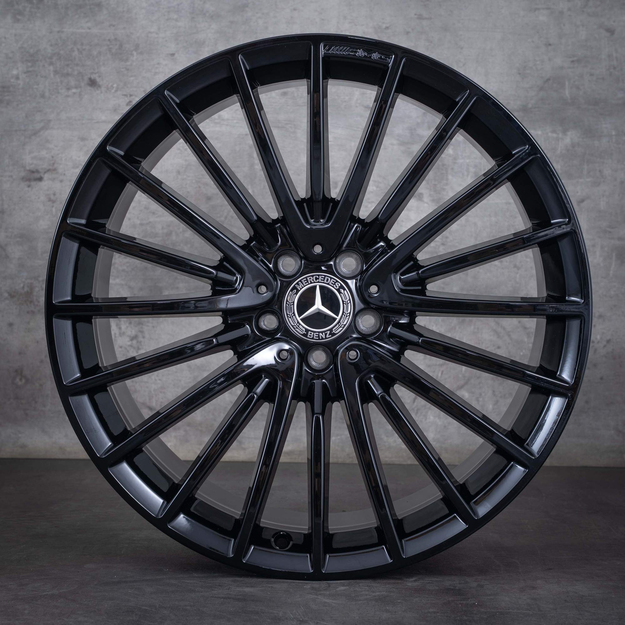 Oryginał Mercedes Benz Klasa S Felgi 21 cali W223 V223 A2234011700 A2234011800 czarny mat
