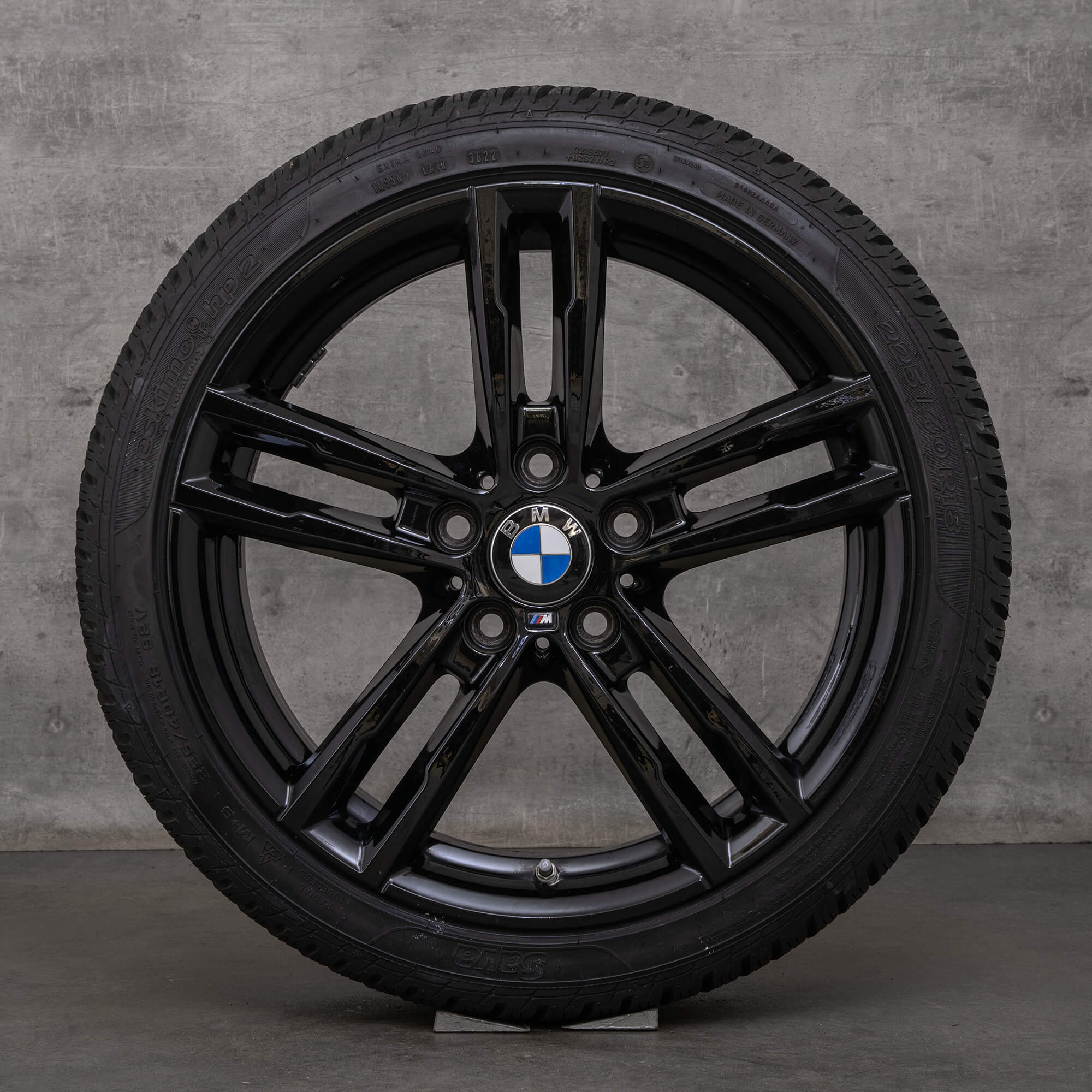 OEM BMW 1 series 2 wheels 18 inch F20 F21 F22 F23 summer styling 719 M 8074185 8074186 jet black