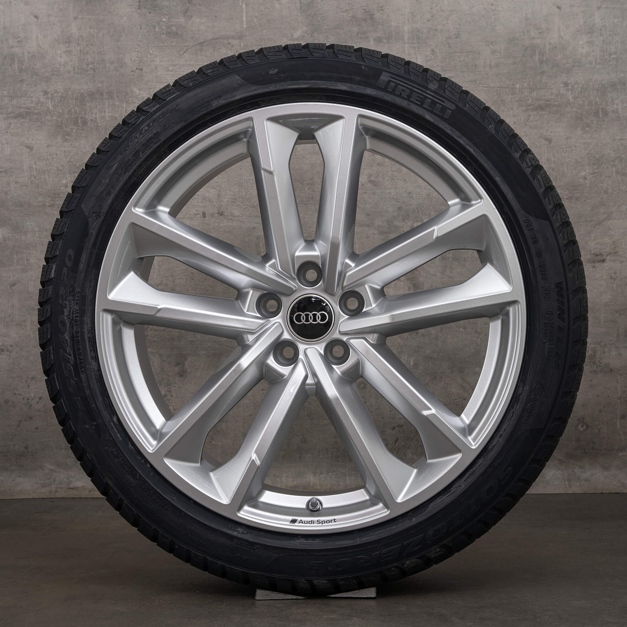 Genuine Audi A7 S7 ruote 20 pollici 4K C8 estive 4K8601025M argento NUOVO